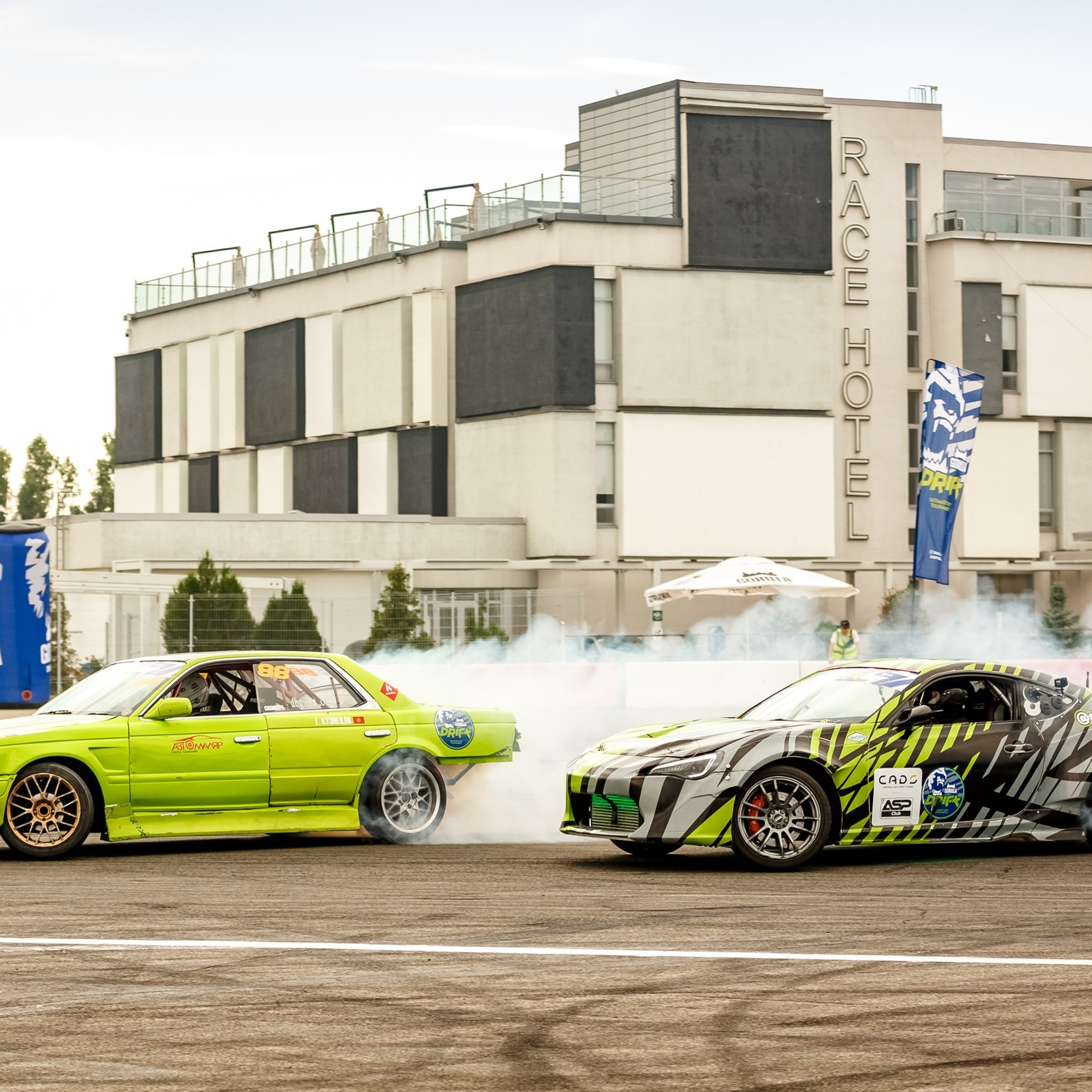 Дрифт в Алматы, СТК Sokol, Gorilla Drift