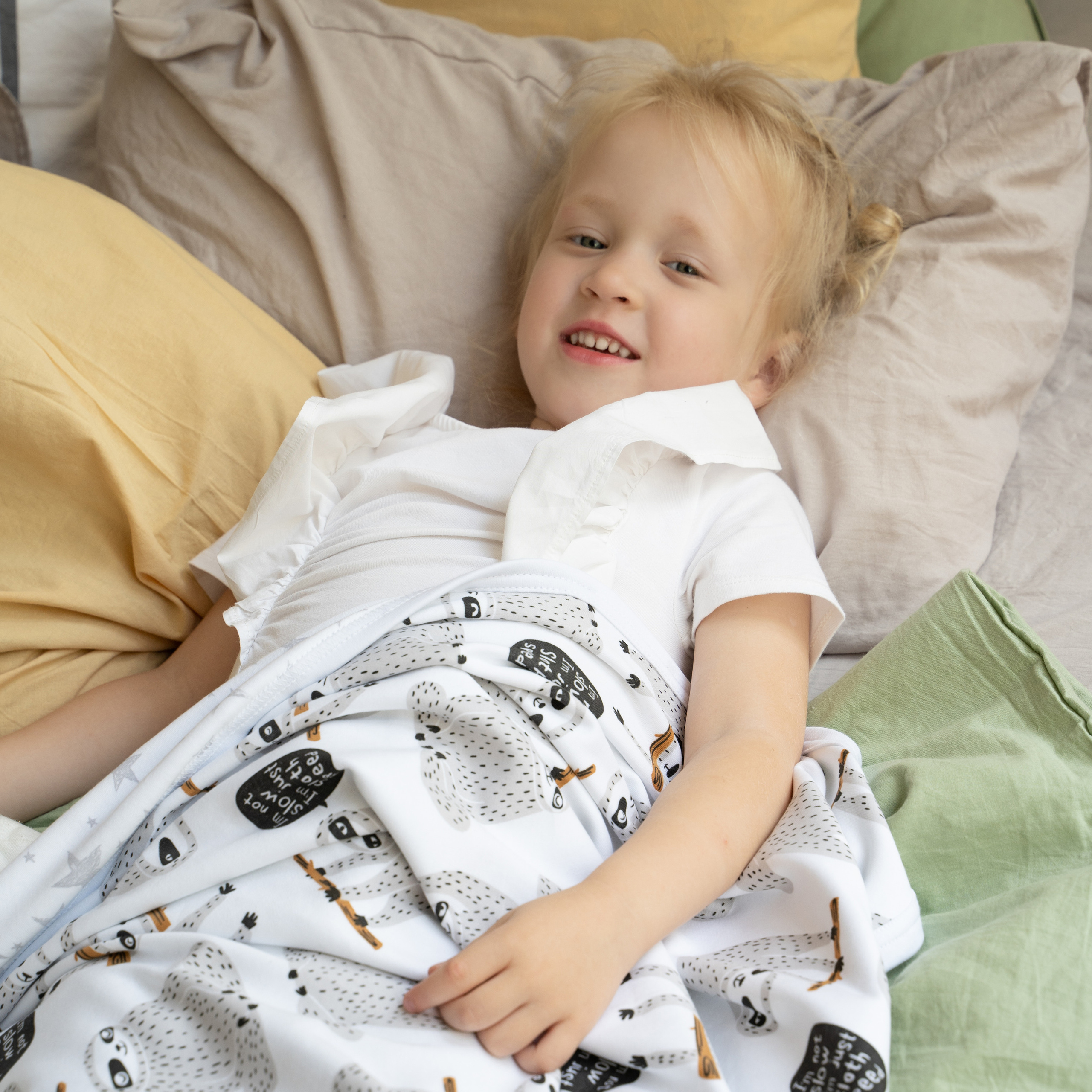 Съемка пледов для детского бренда