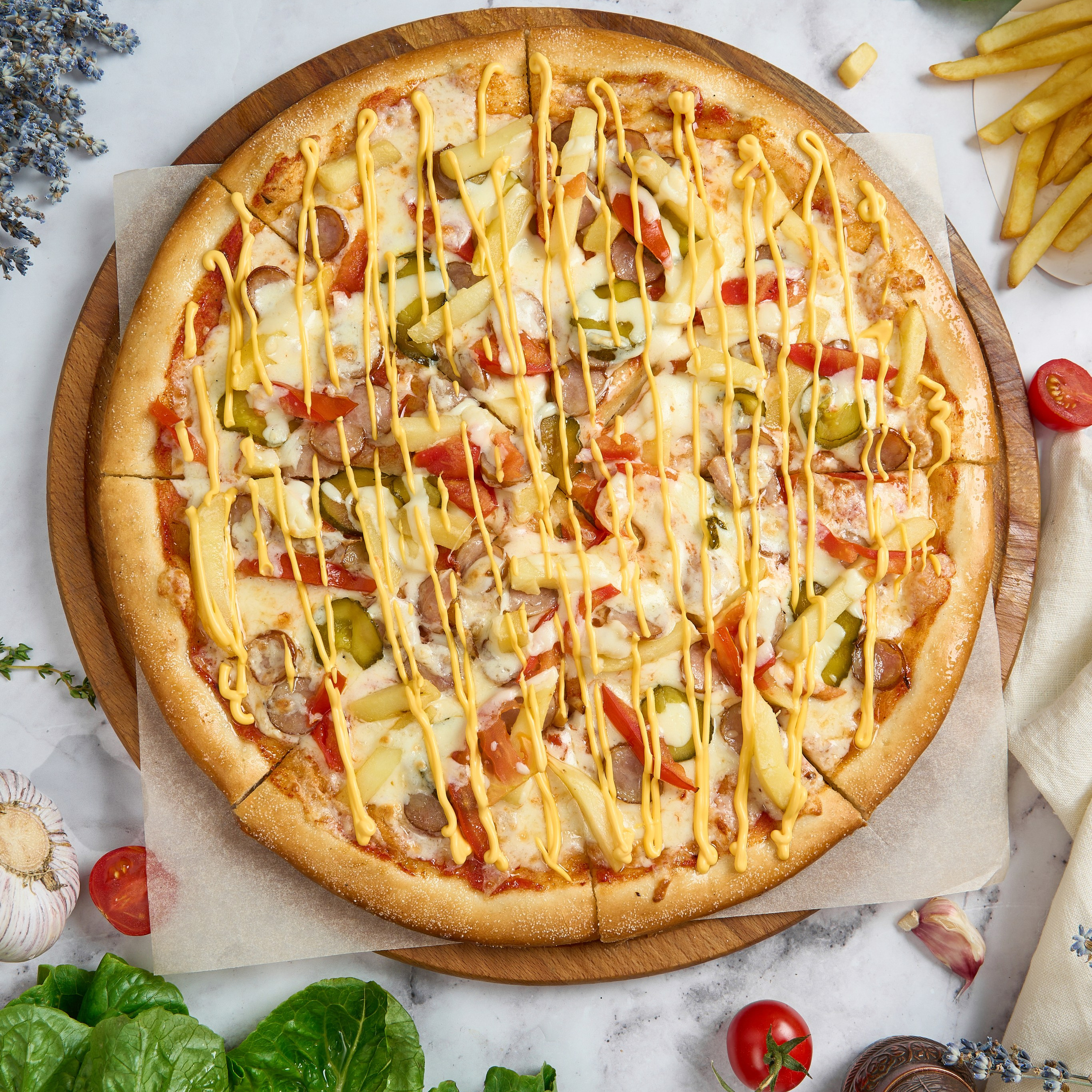 Меню пиццерии