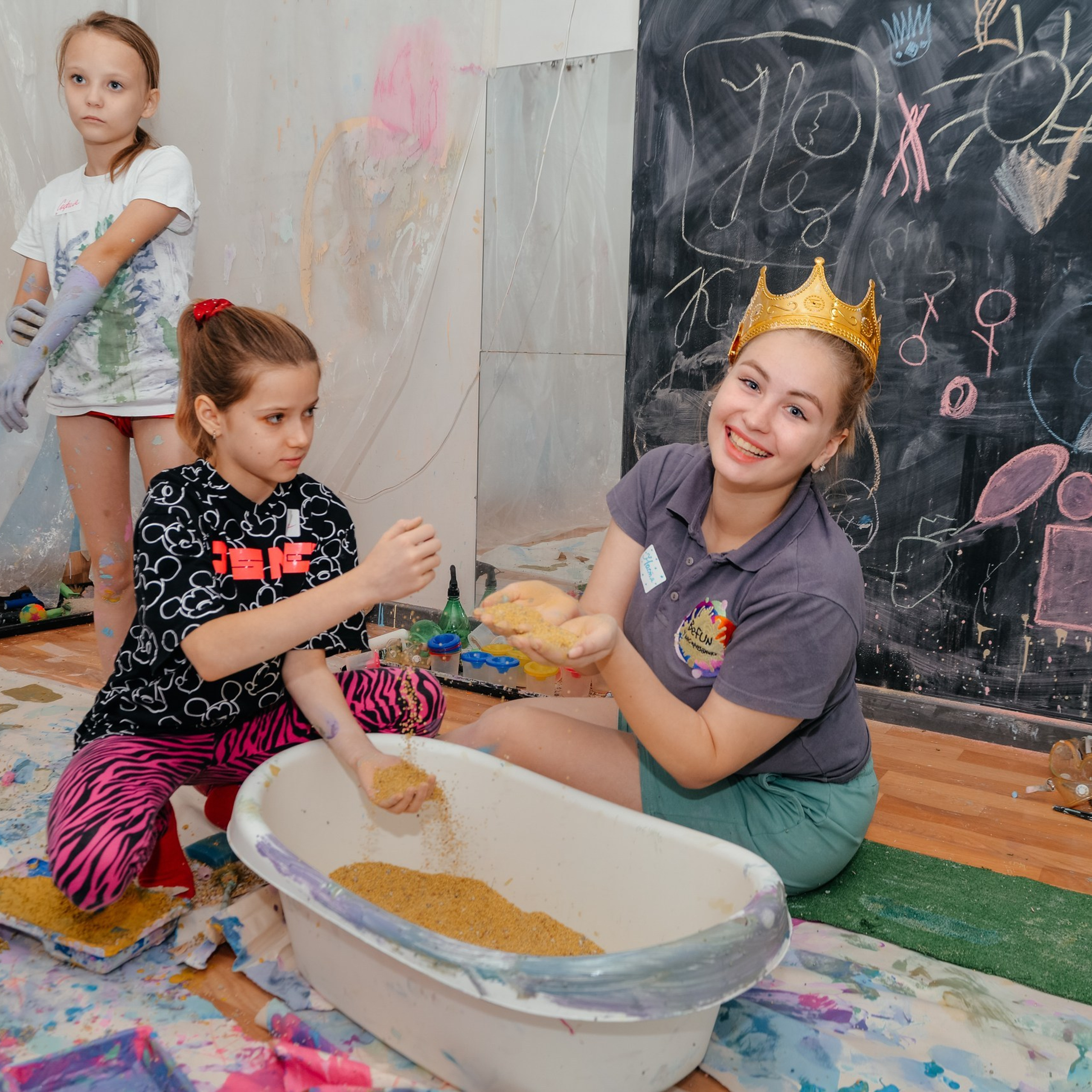 Зернышки Колор. Семейные и детские праздники Домодедово Арт Студия красок BeFun