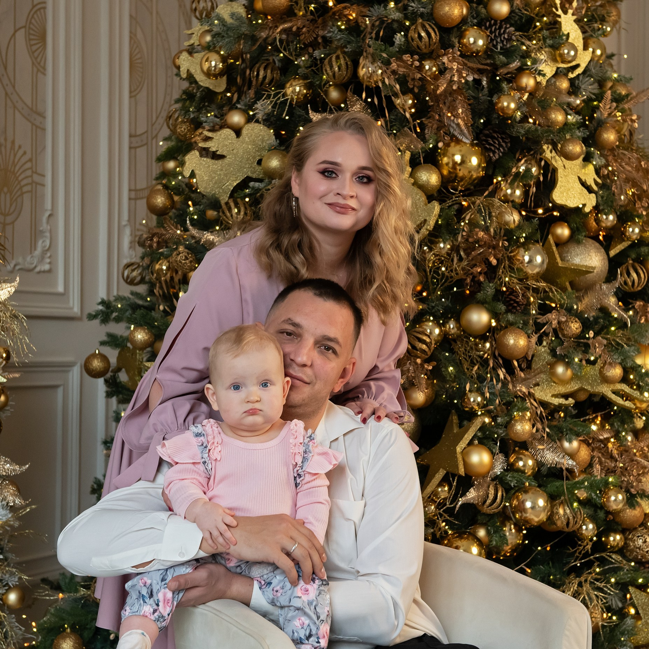 Новогодняя съемка в студии