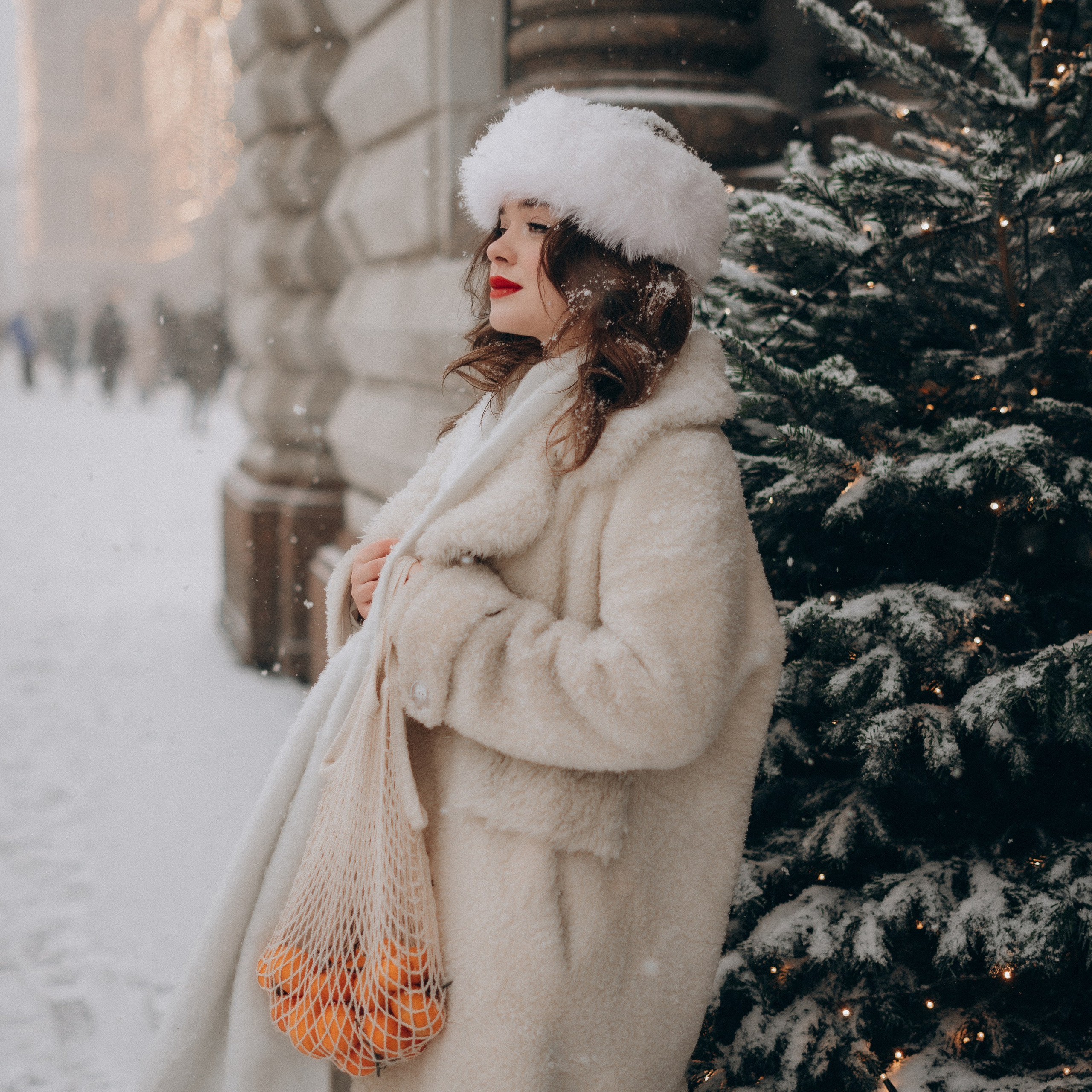 Лена | Зимняя фотосессия на&nbsp;Красной площади