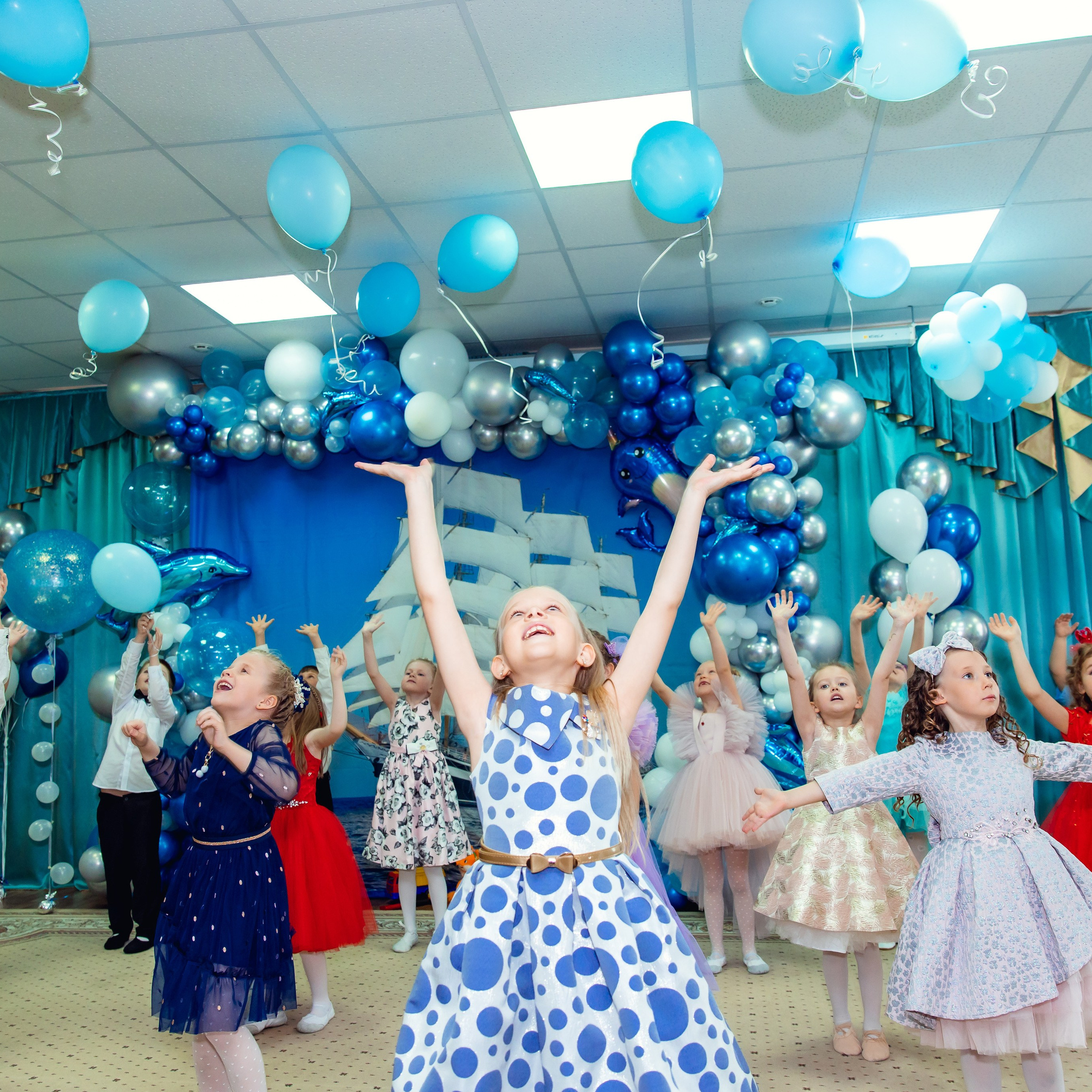 Съемки детский сад