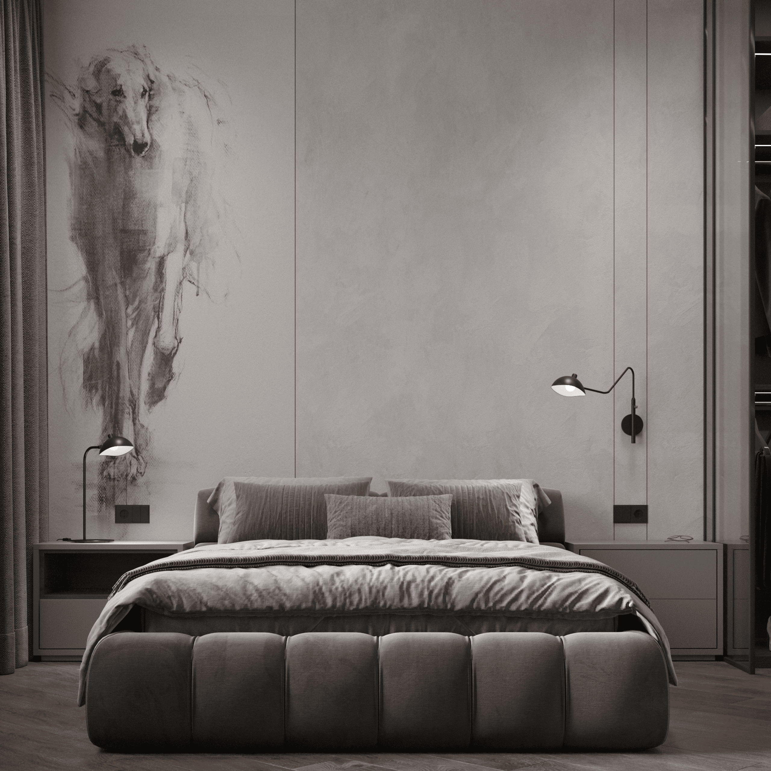 Young man's bedroom