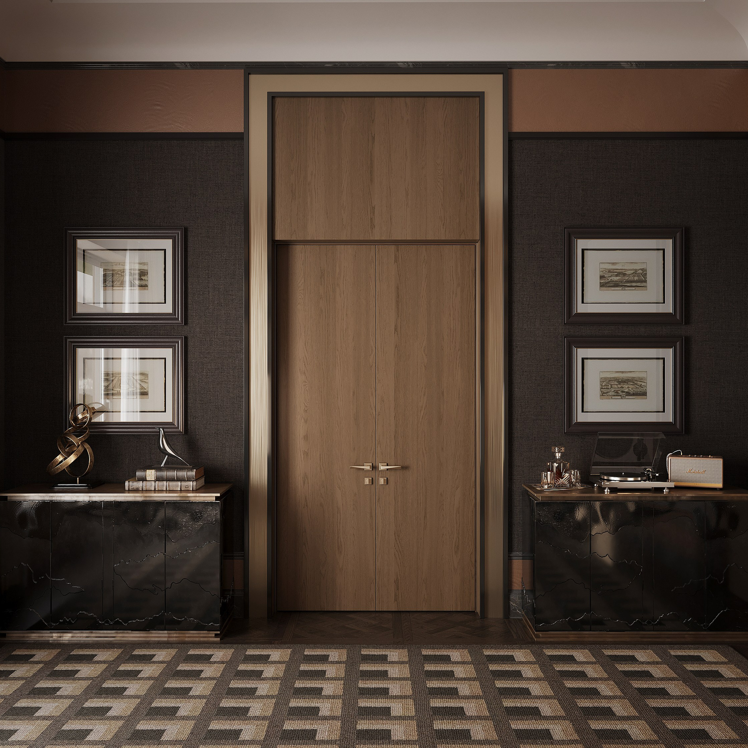 Кабинет. 3D визуализатор интерьера Антонина Ковалёва @kovalevaacg