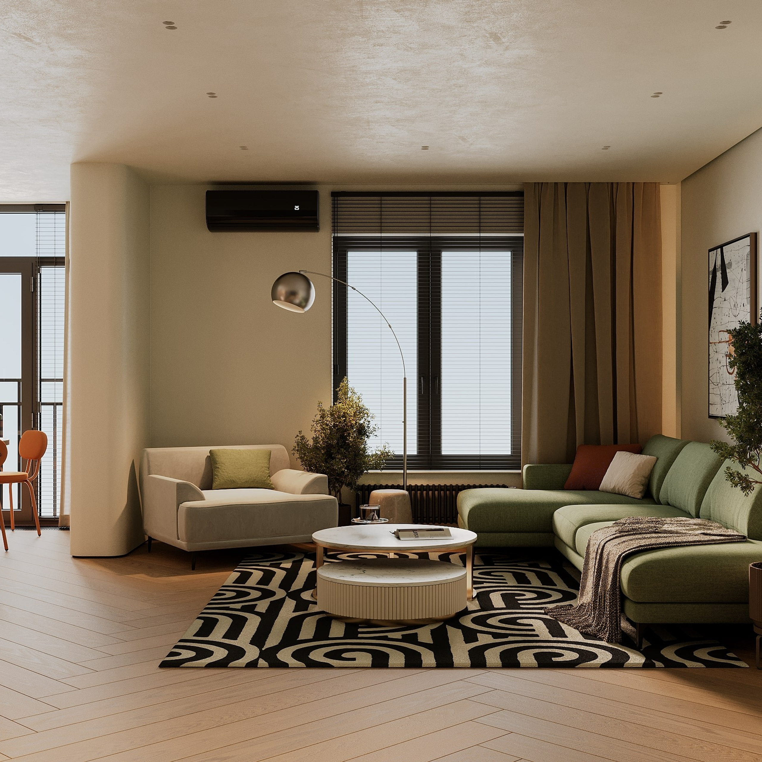 WABI-SABI. 3D визуализатор интерьера Антонина Ковалёва @kovalevaacg