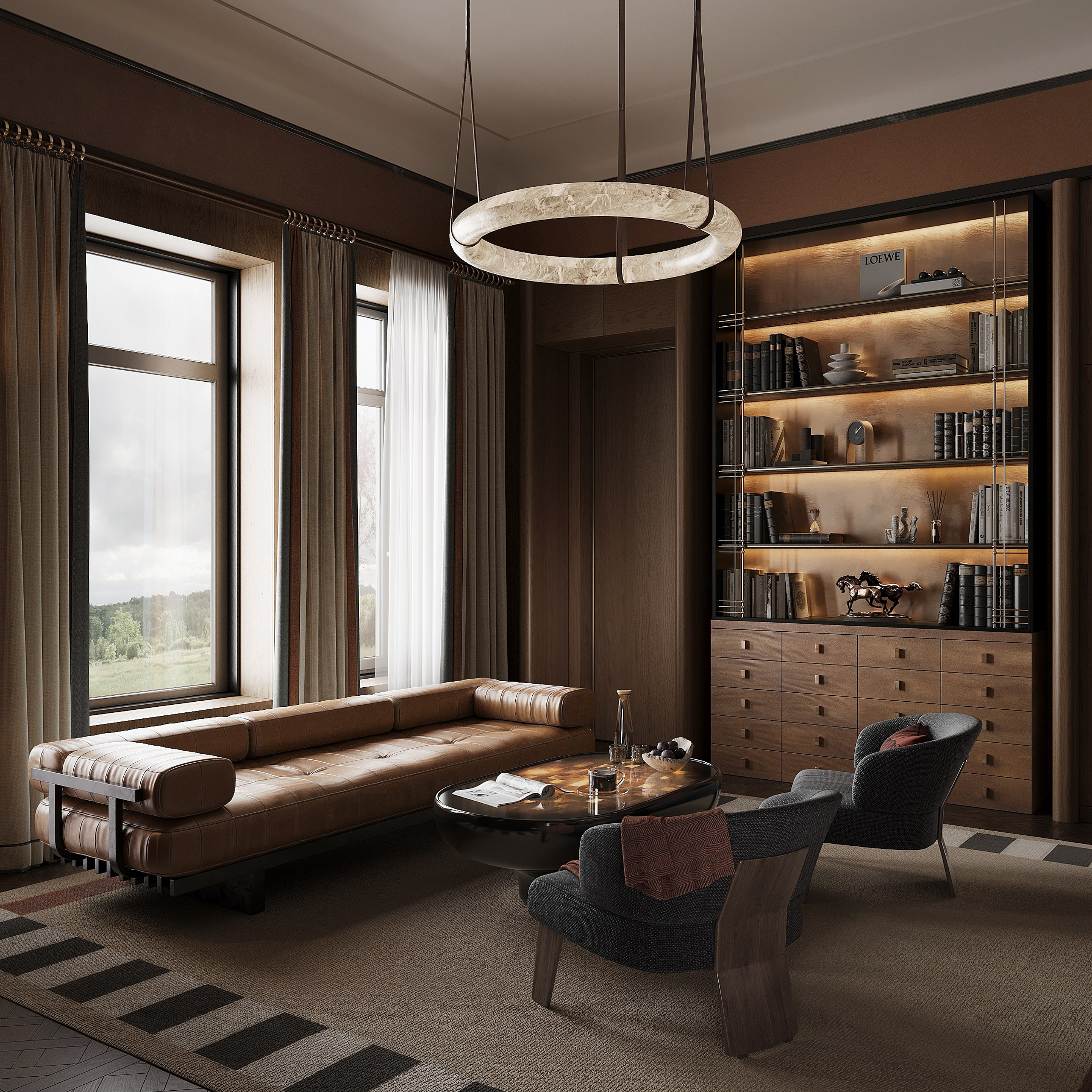 Библиотека. 3D визуализатор интерьера Антонина Ковалёва @kovalevaacg