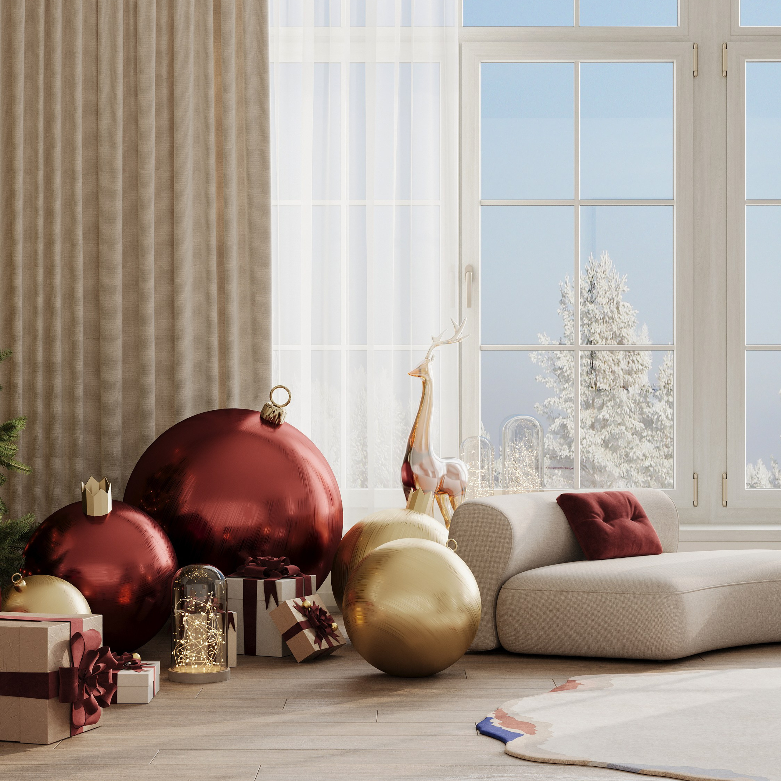 Happy New 2024 Year. 3D визуализатор интерьера Антонина Ковалёва @kovalevaacg