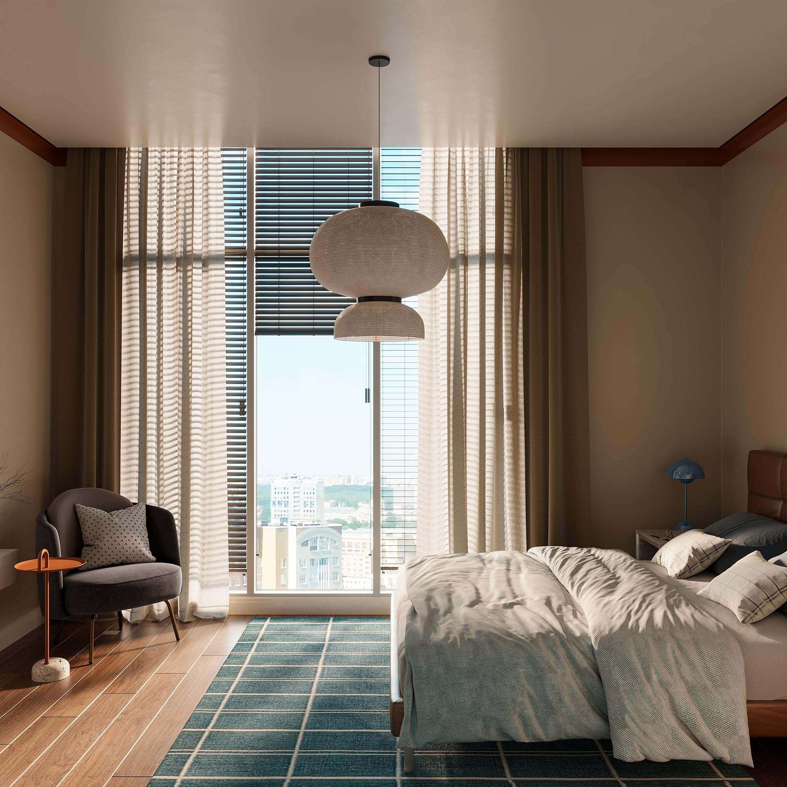 Гостевая спальня. 3D визуализатор интерьера Антонина Ковалёва @kovalevaacg