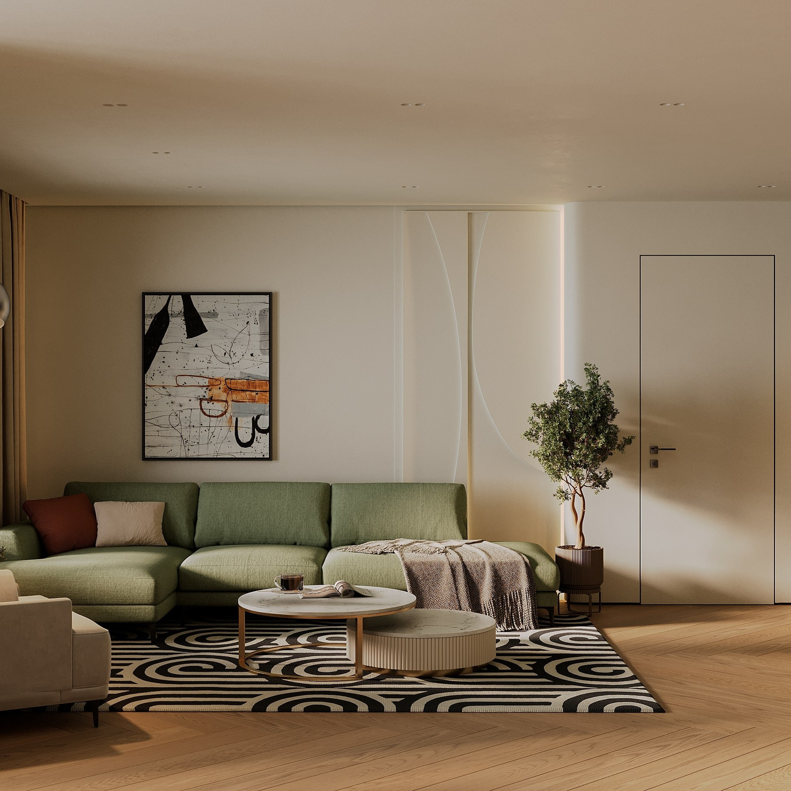 WABI-SABI. 3D визуализатор интерьера Антонина Ковалёва @kovalevaacg