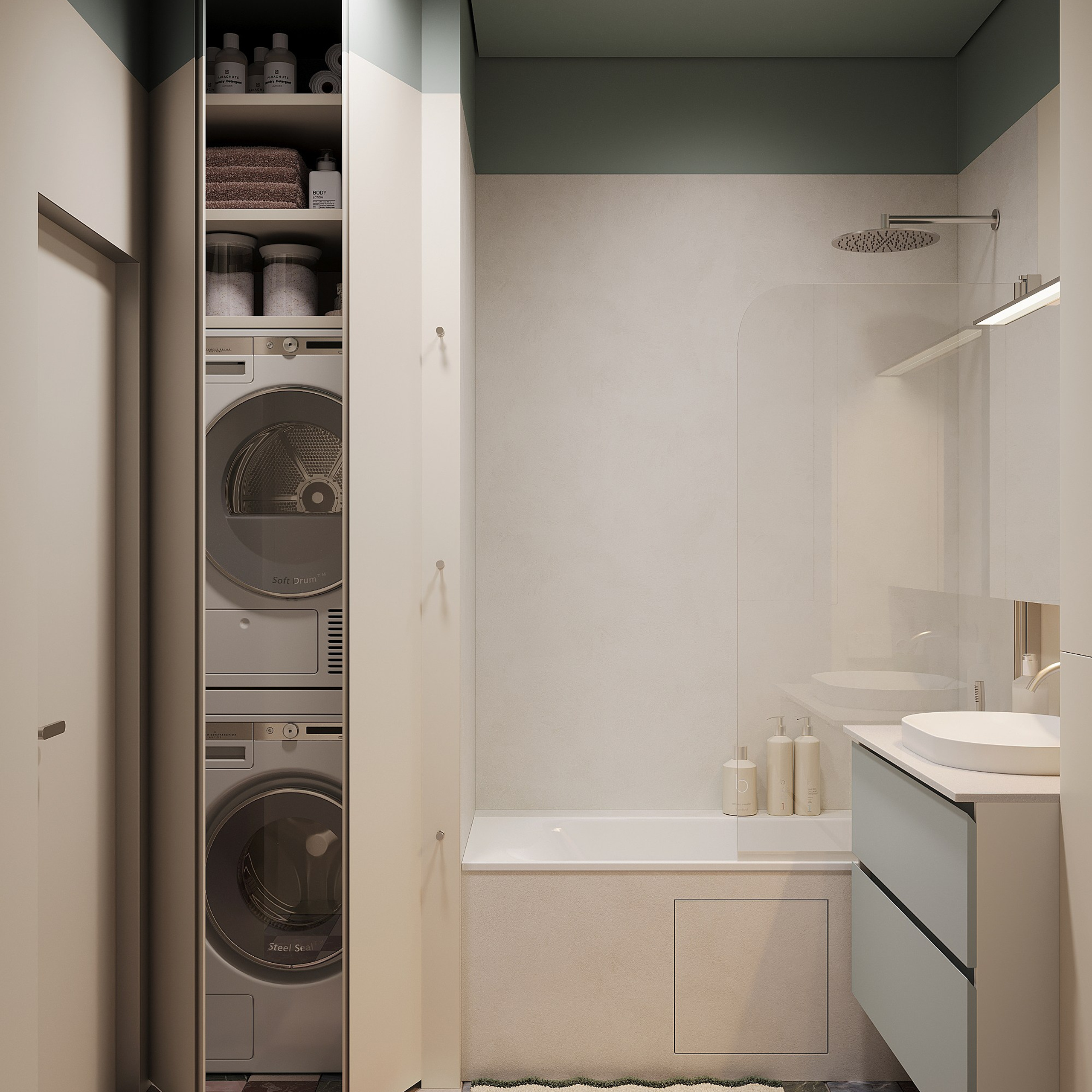 Ванная. 3D визуализатор интерьера Антонина Ковалёва @kovalevaacg