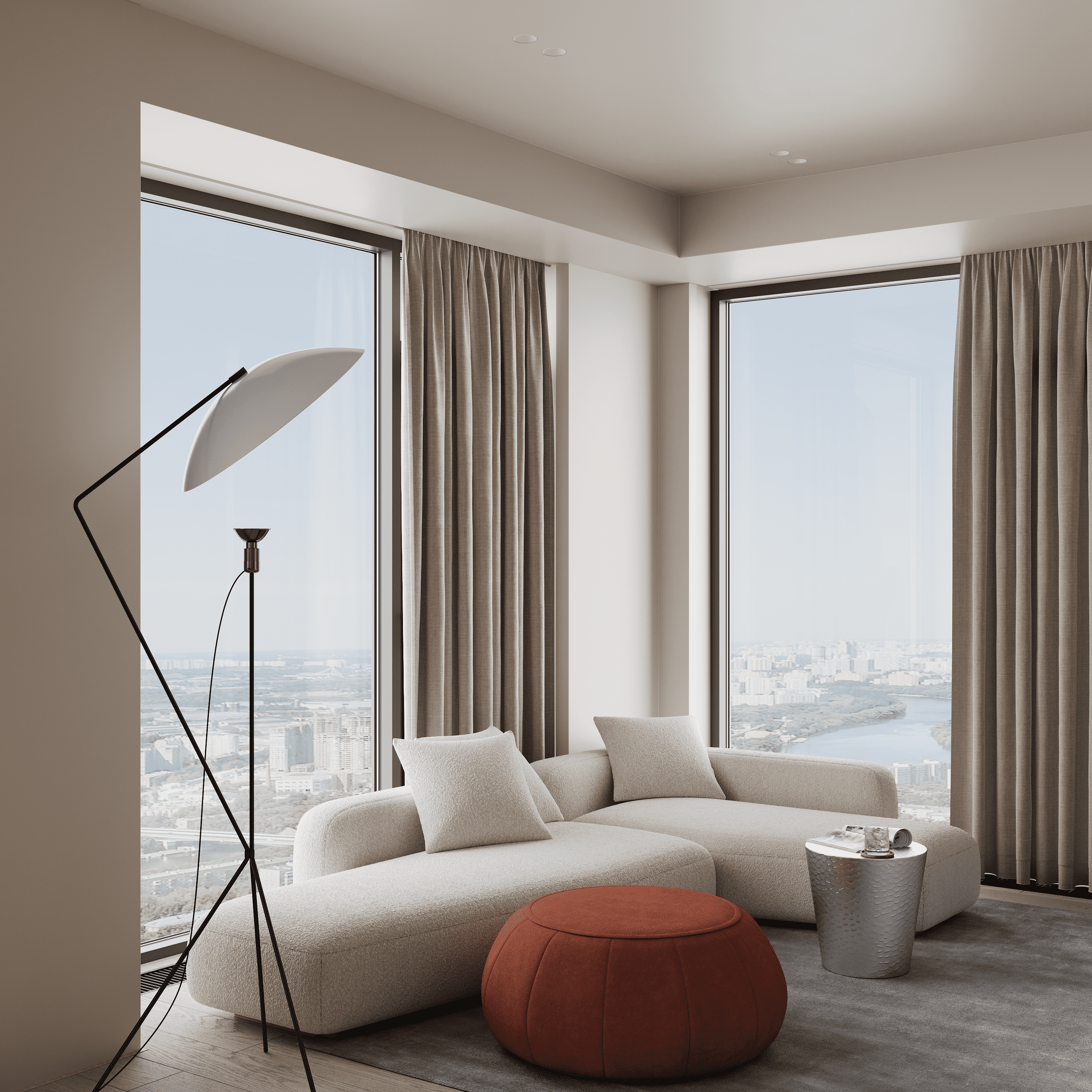 Кухня-гостиная. 3D визуализатор интерьера Антонина Ковалёва @kovalevaacg