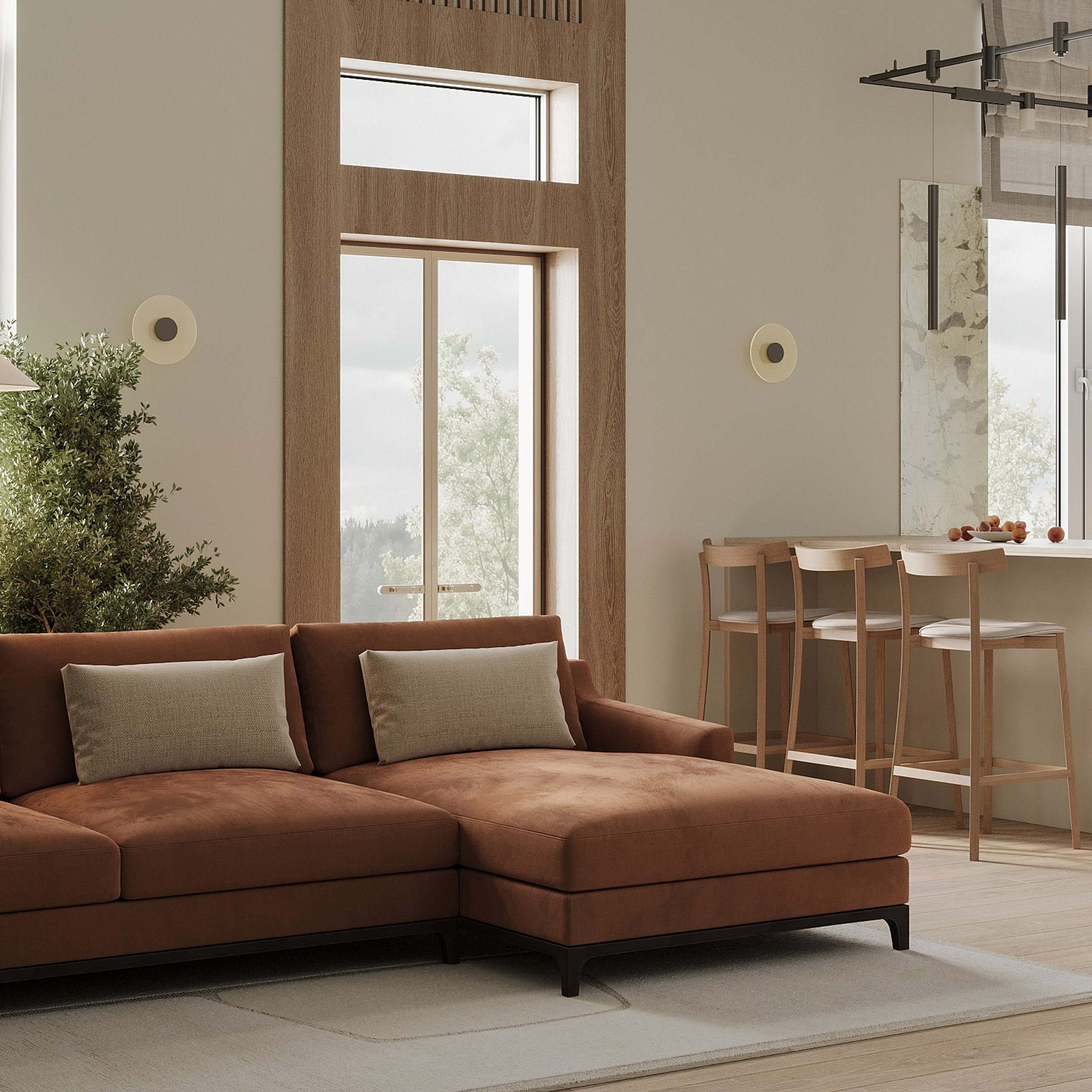 Загородный дом. 3D визуализатор интерьера Антонина Ковалёва @kovalevaacg