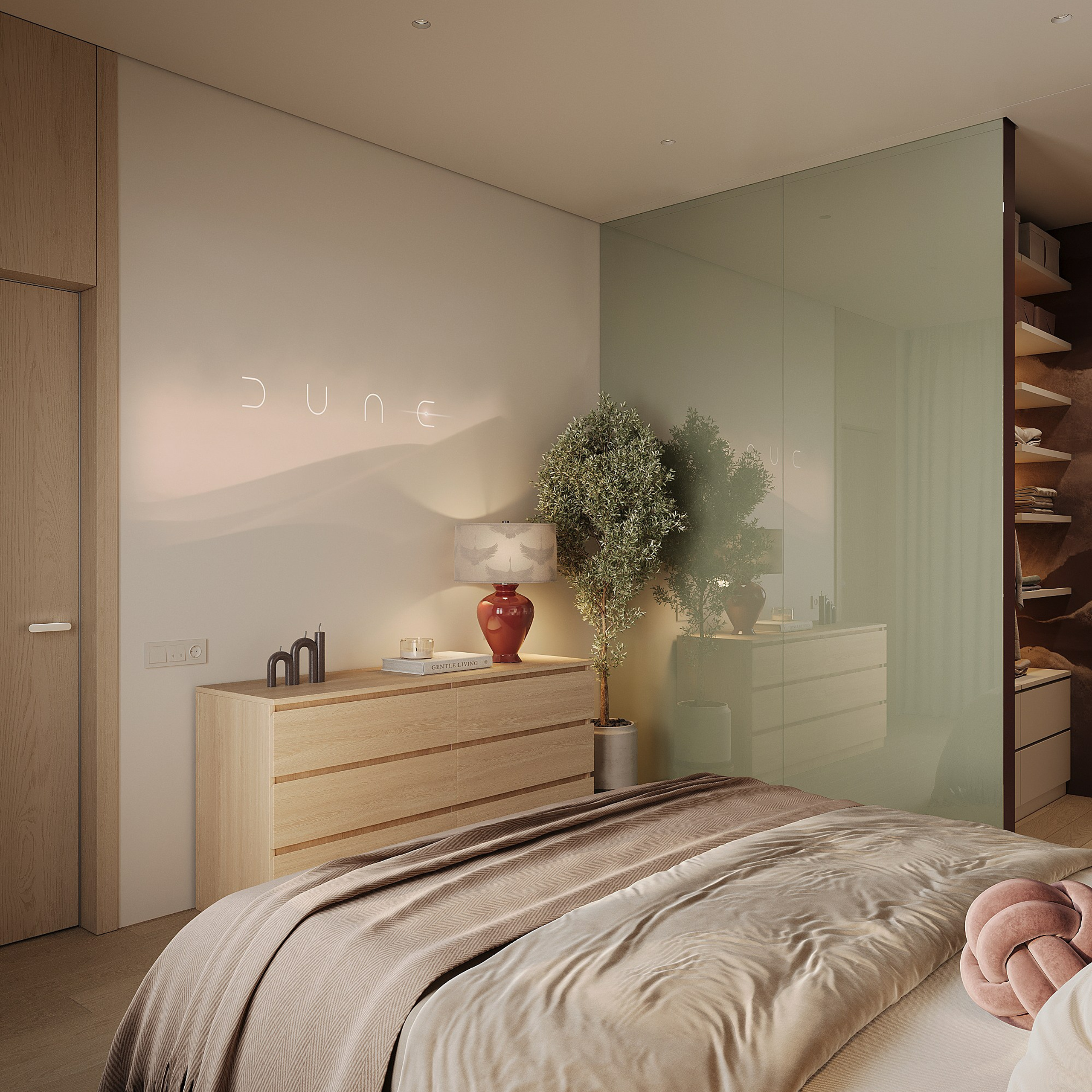 Мастер-спальня. 3D визуализатор интерьера Антонина Ковалёва @kovalevaacg