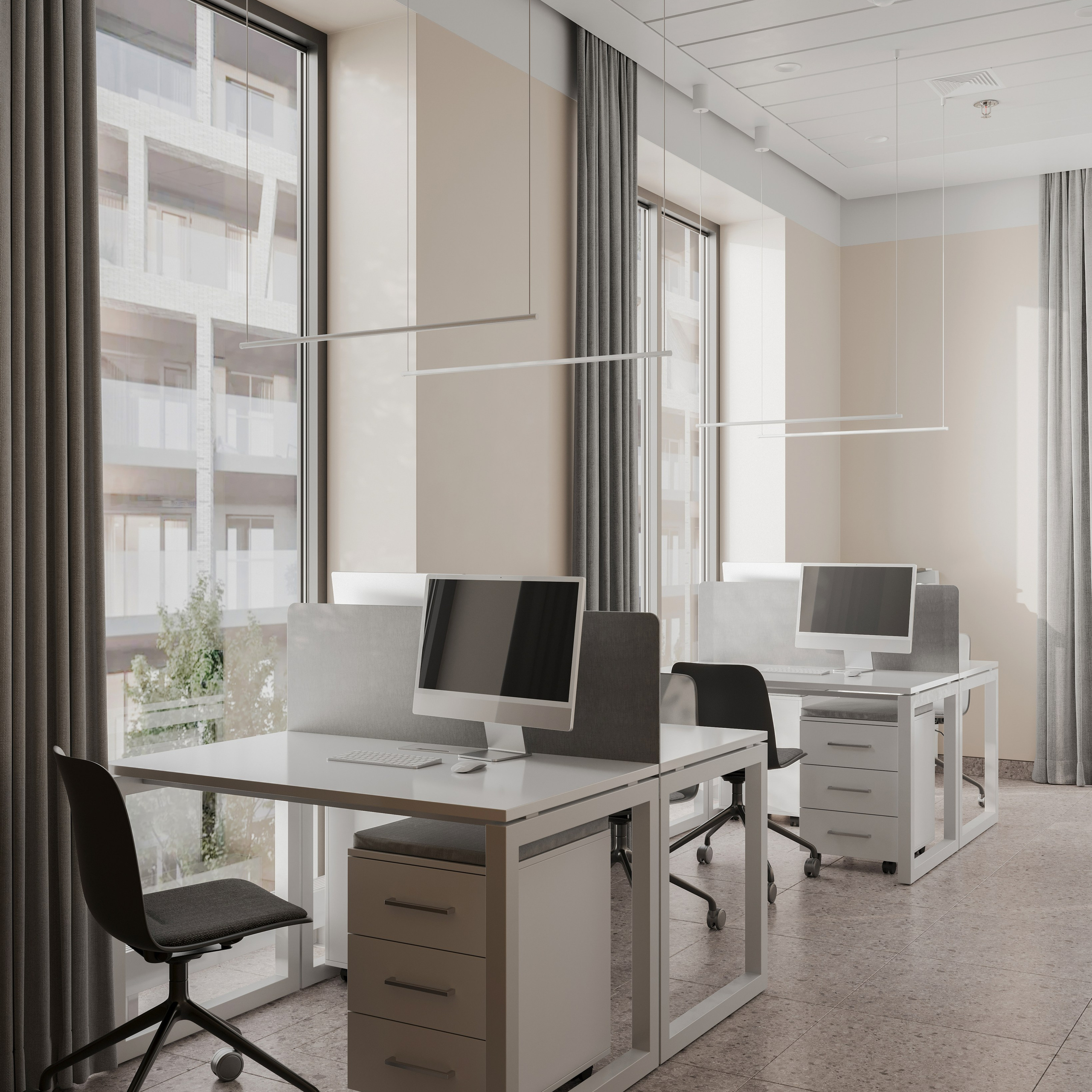 FORST OFFICE SPACE. 3D визуализатор интерьера Антонина Ковалёва @kovalevaacg