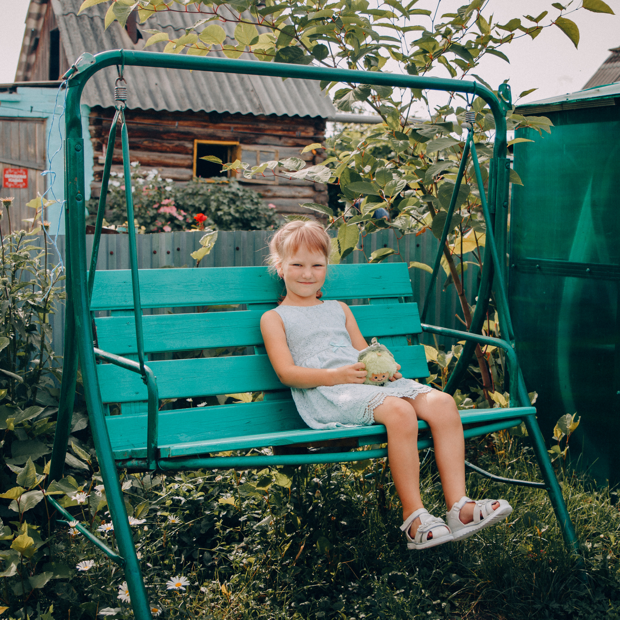 Семейная фотосессия Олеси с детьми