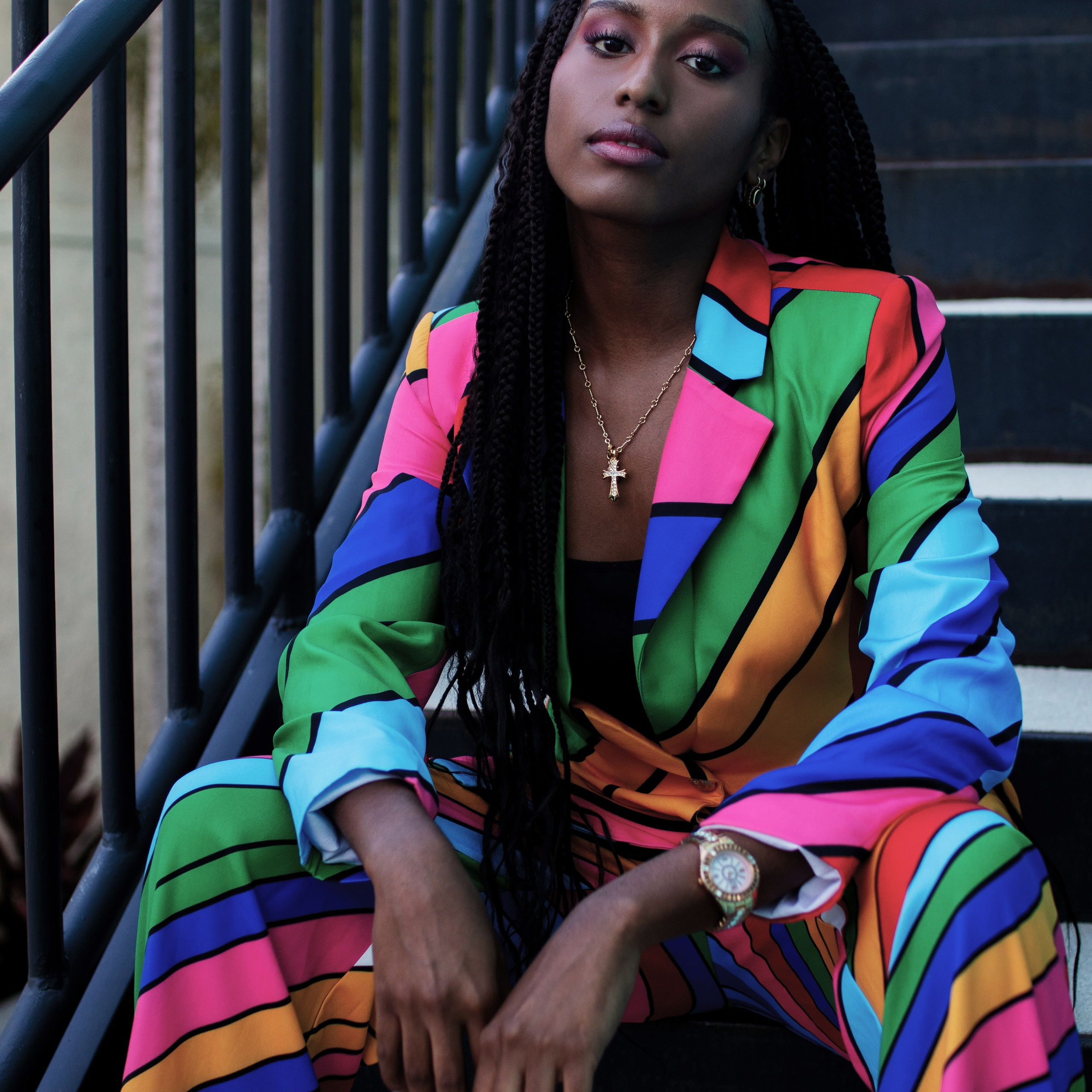 Vibrant Downtown Photoshoot in Delray Beach