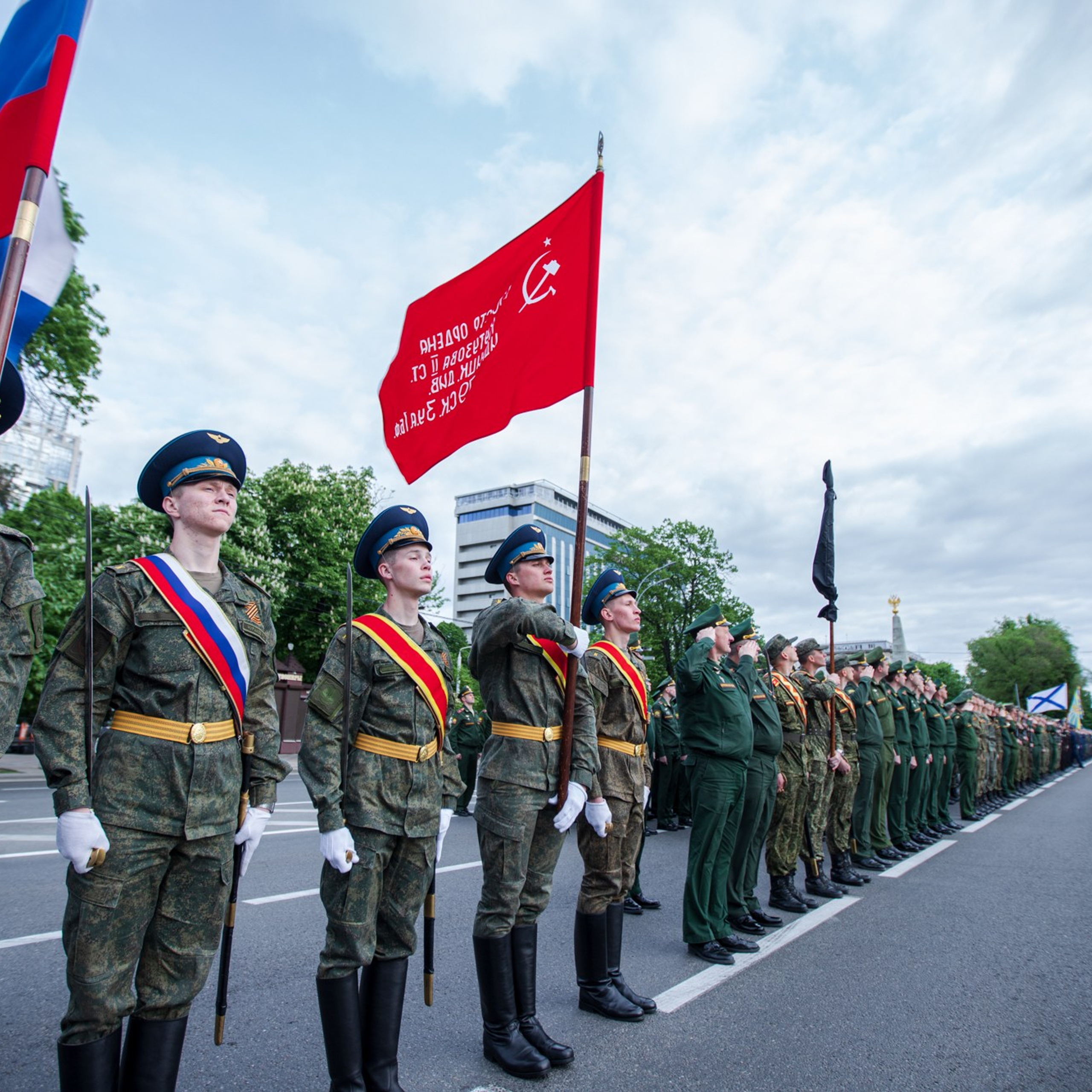 Репетиция к параду Победы в Краснодаре (2022 год)