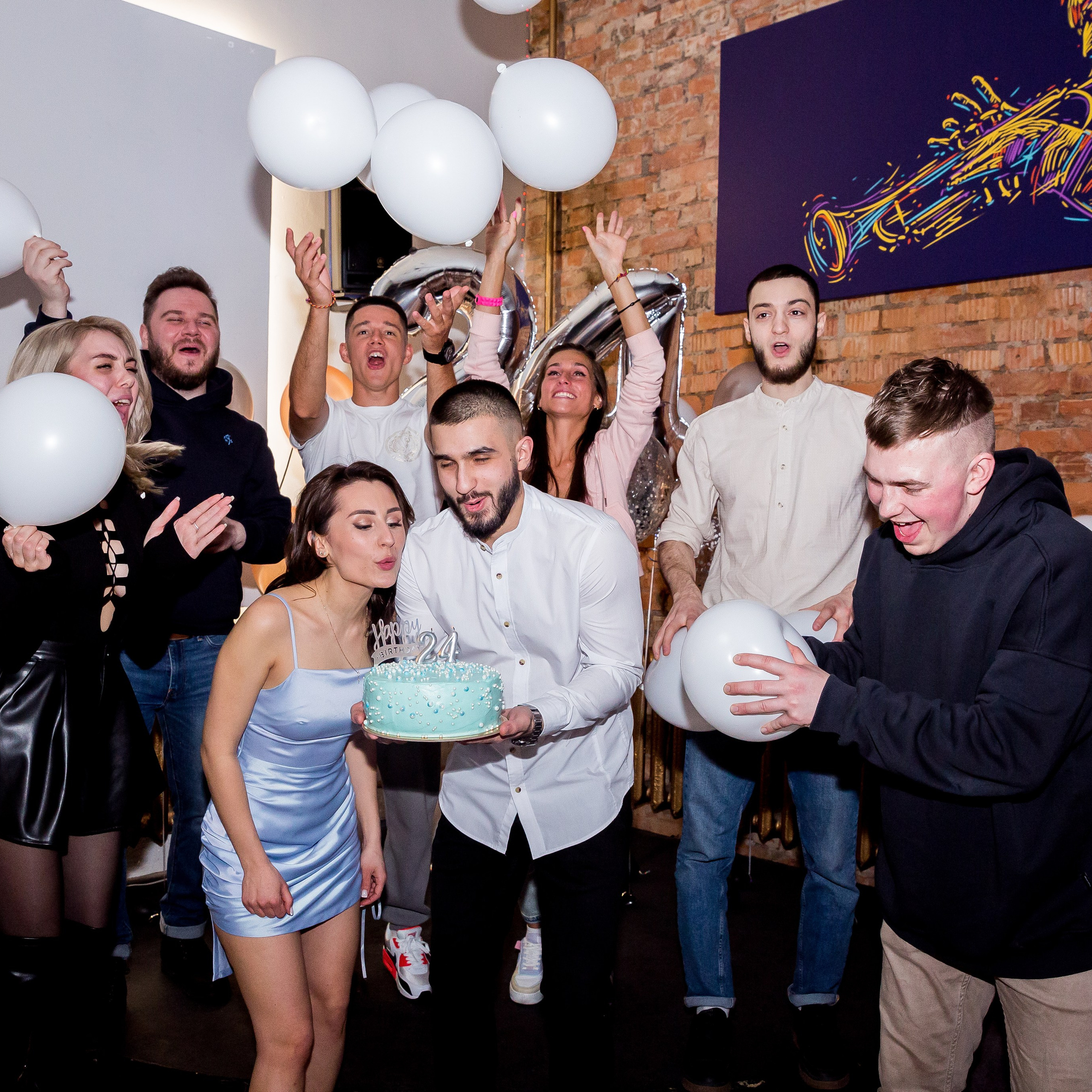 Дни рождения. Аренда лофта в СПб для мероприятий
