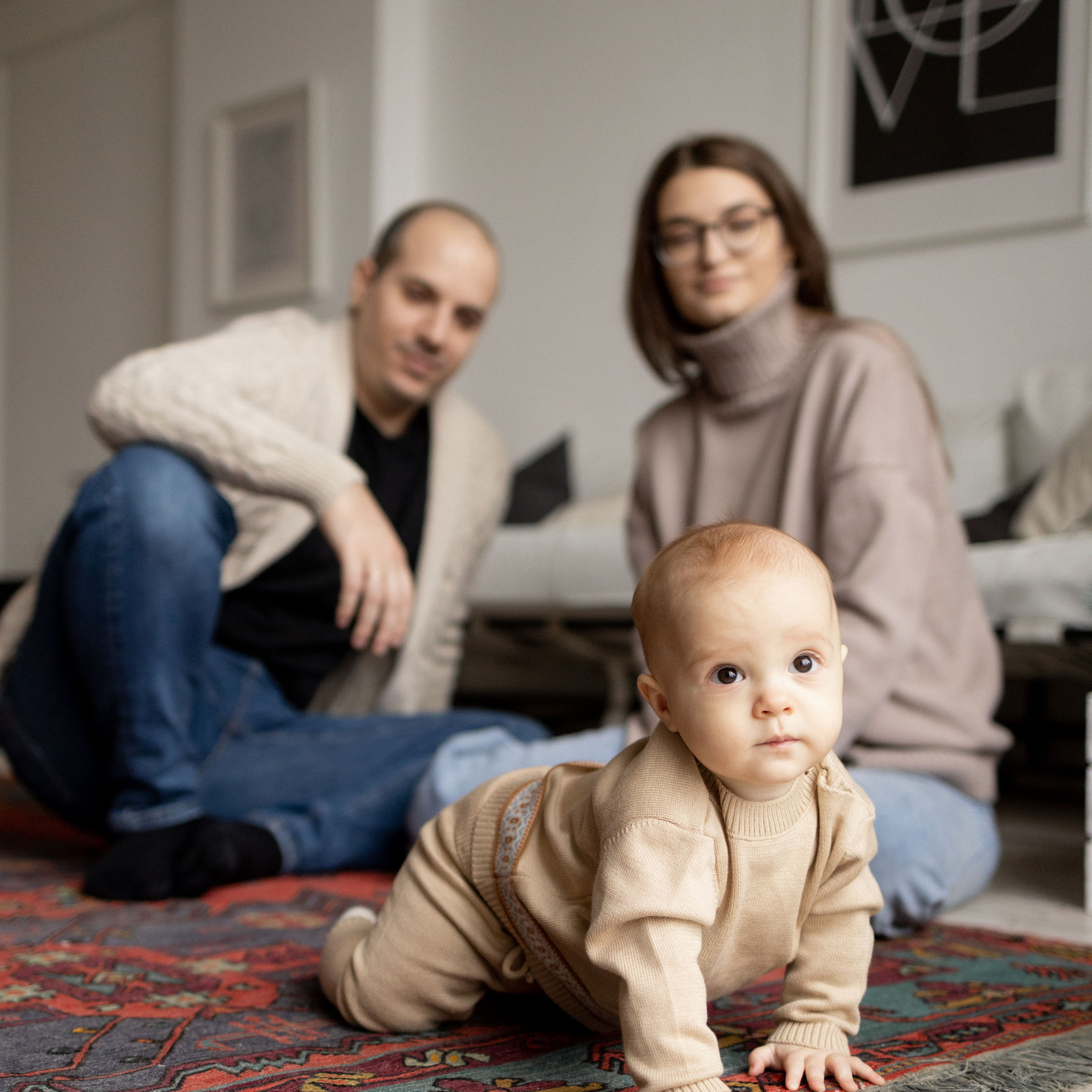 Новый год Давид, Лена, Леван