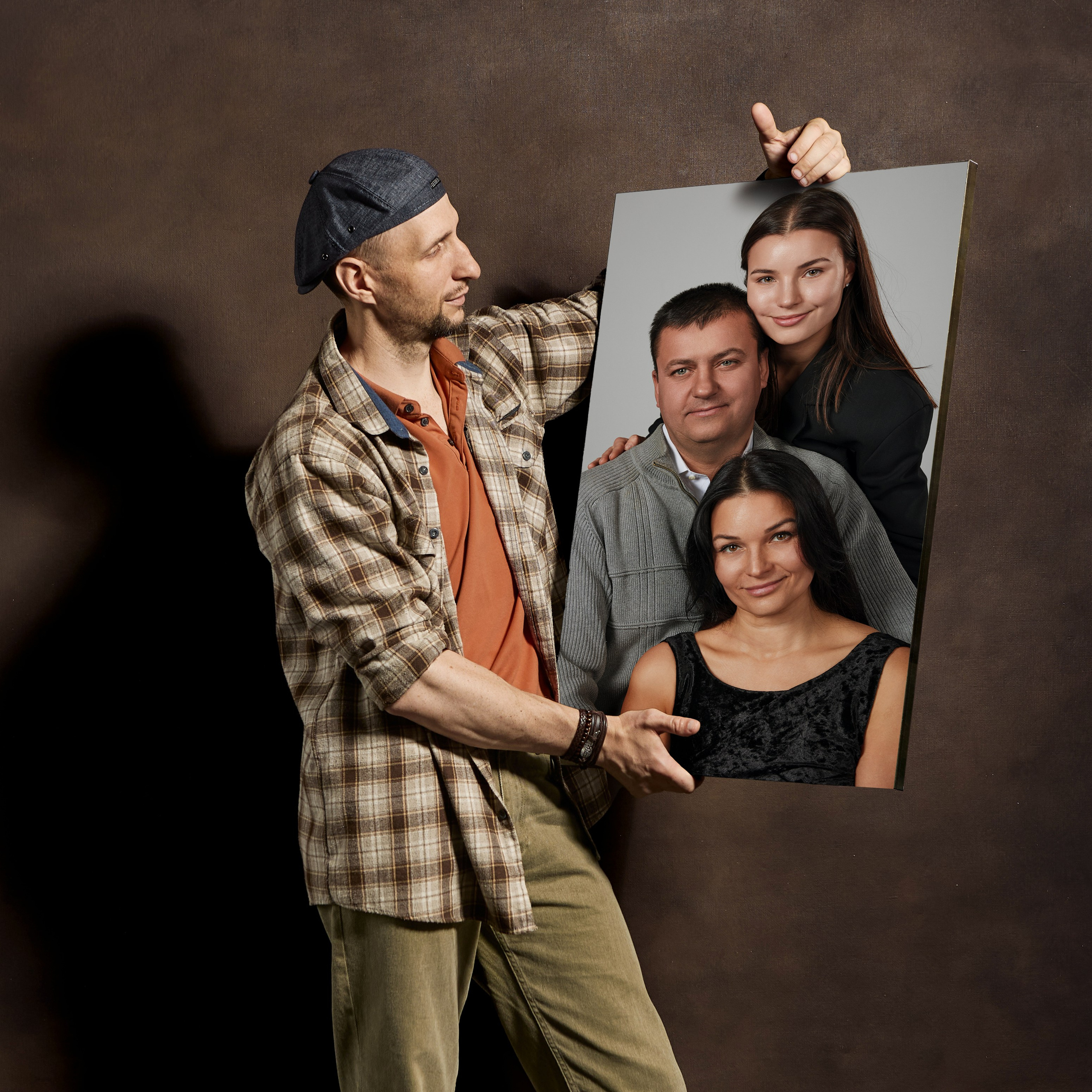 Портрет на стену, прям как в фотостудии