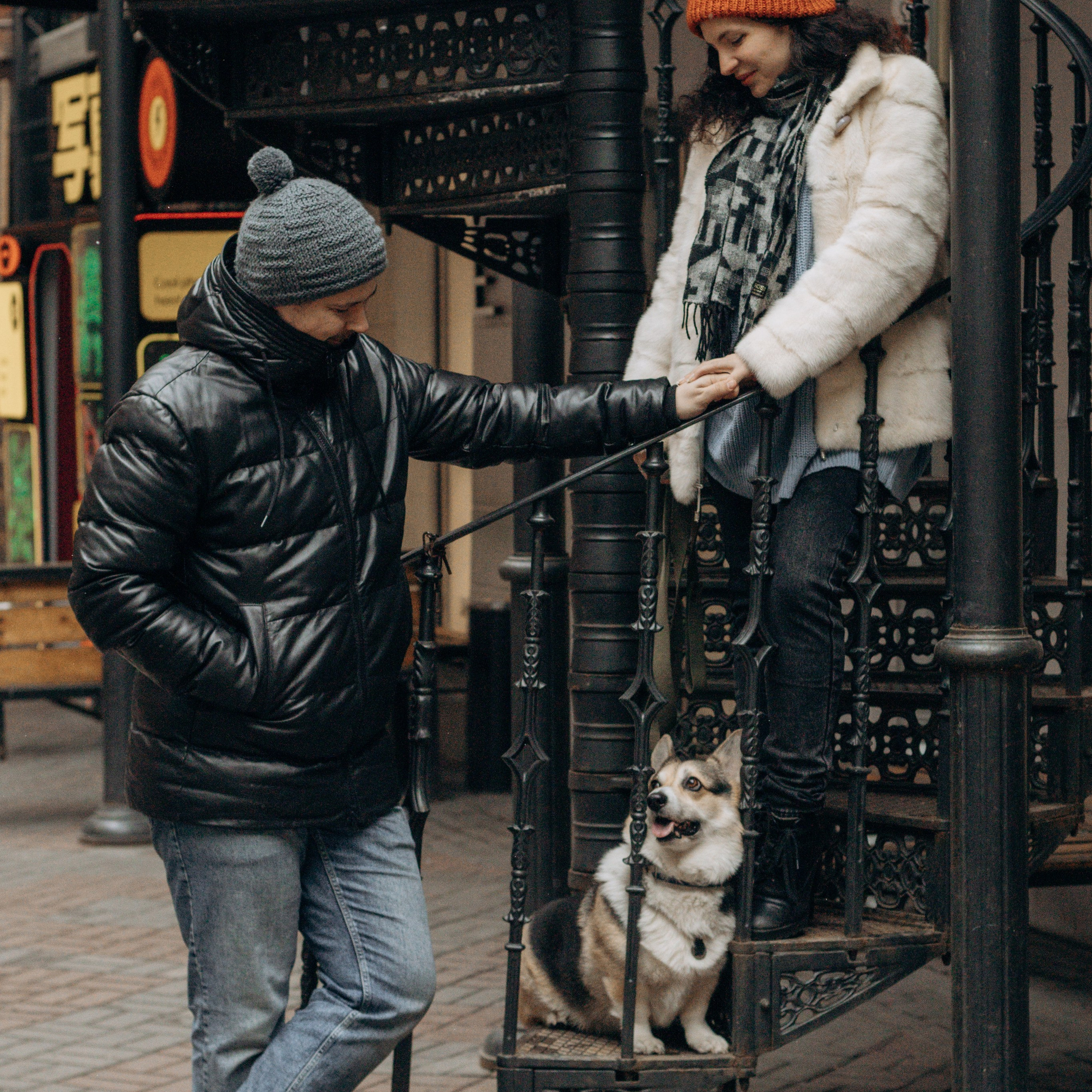 Марина, Артем и Лаки