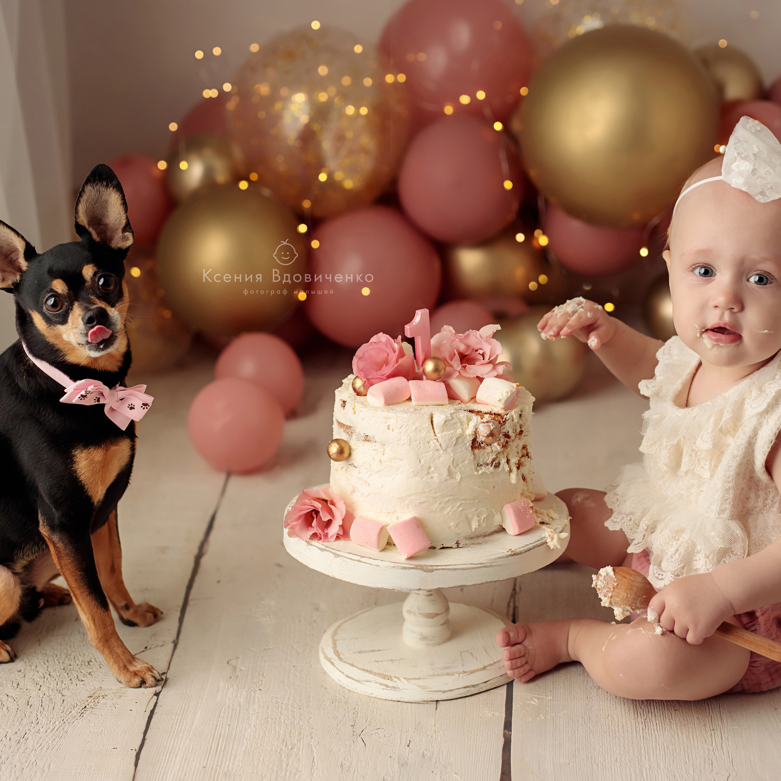 Фотограф на первый годик Ростов-на-Дону. Детский фотограф Ростов-на-Дону Ксения Вдовиченко