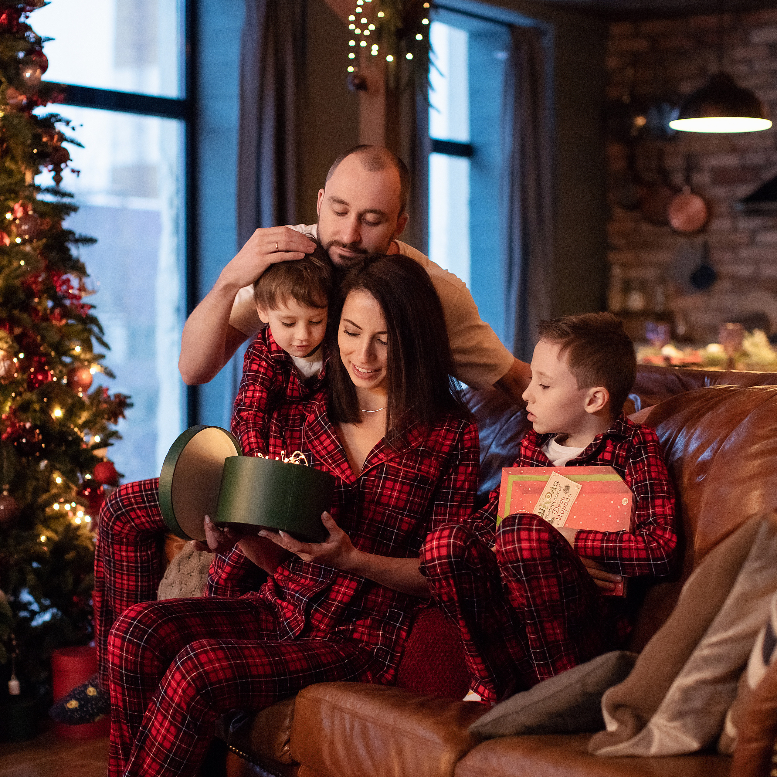 Семья Анны и Михаила. Новогодняя история.