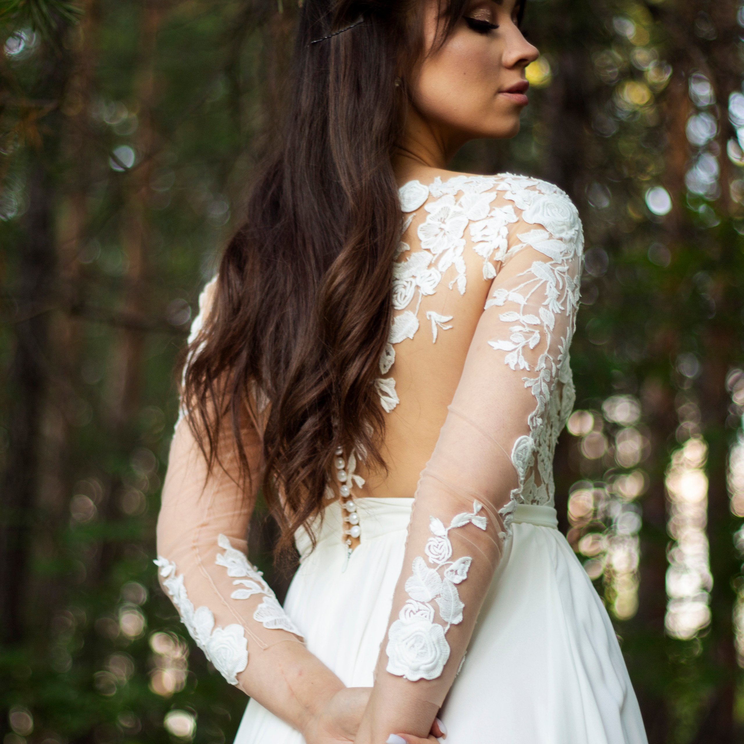 Рассветная съёмка невесты