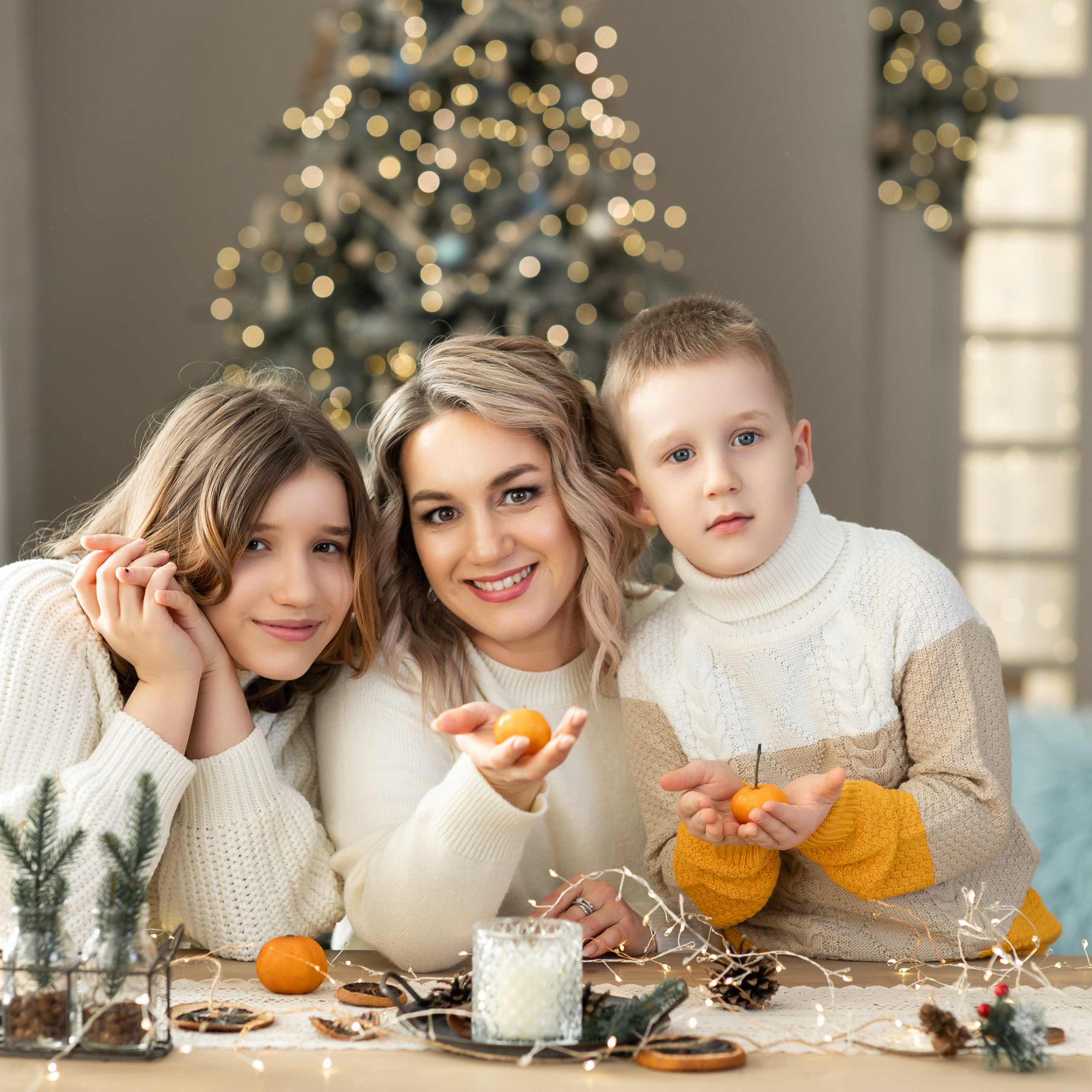 Новогодняя семейная фотосессия