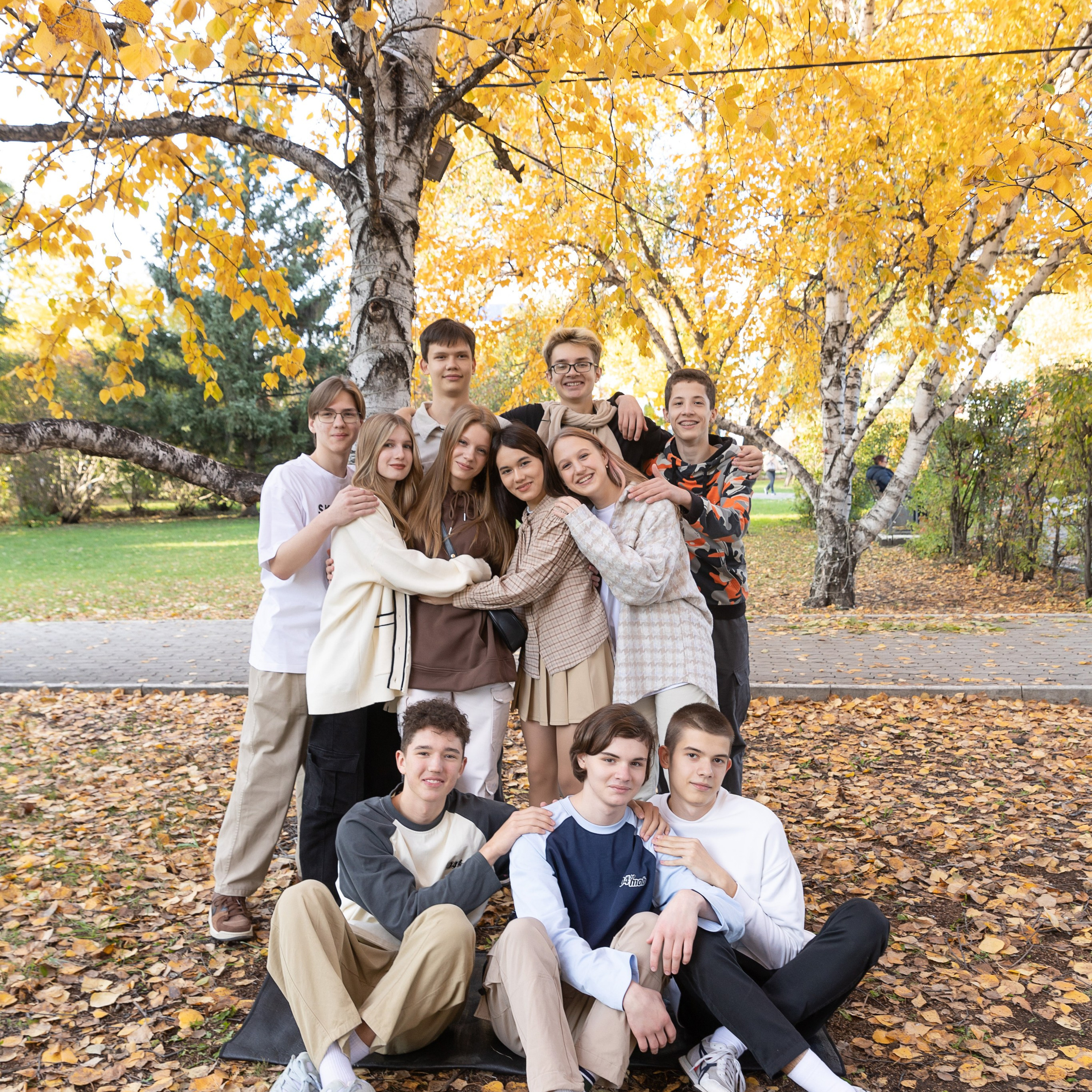 Осенняя фотосессия 9Б