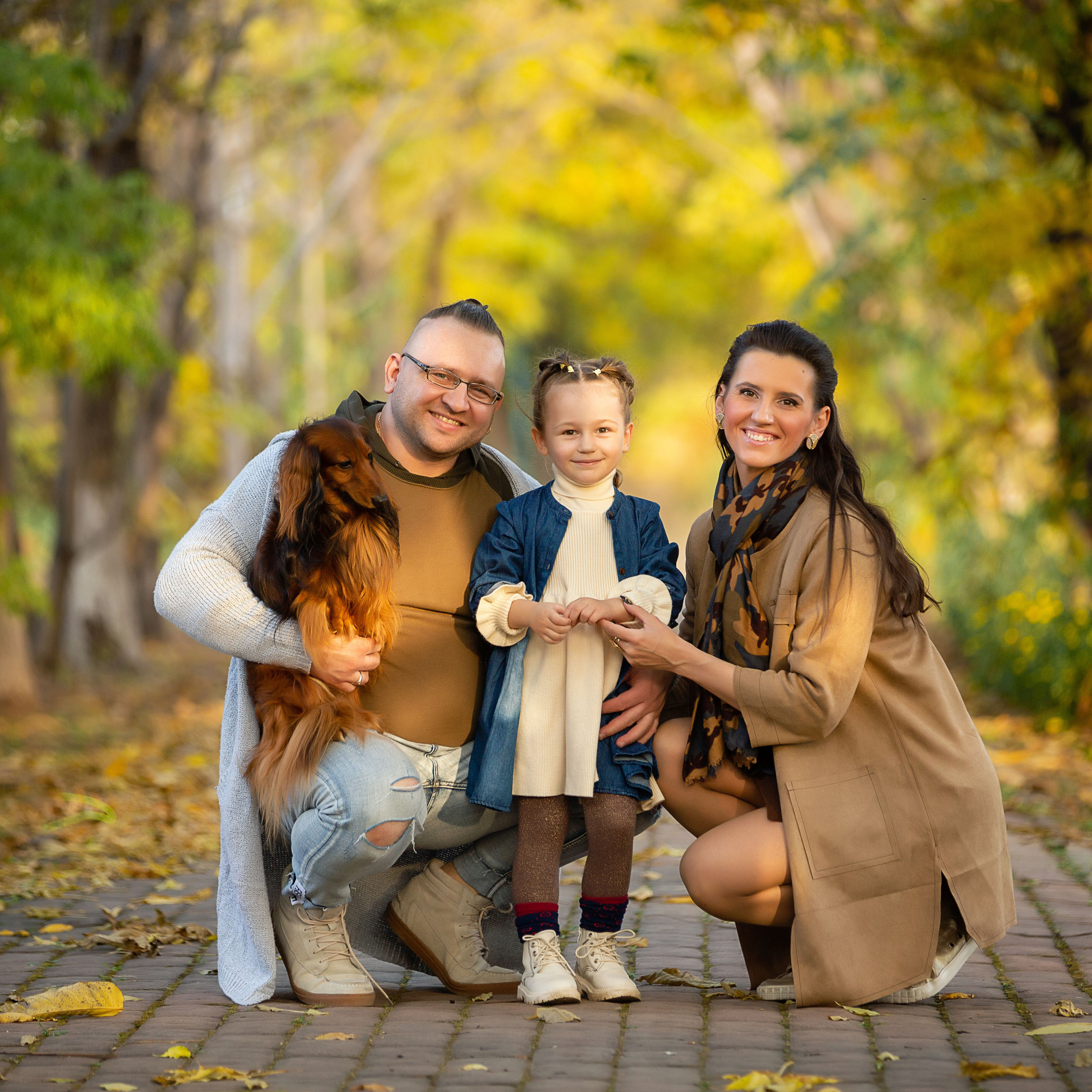 Осенняя семейная фотосессия