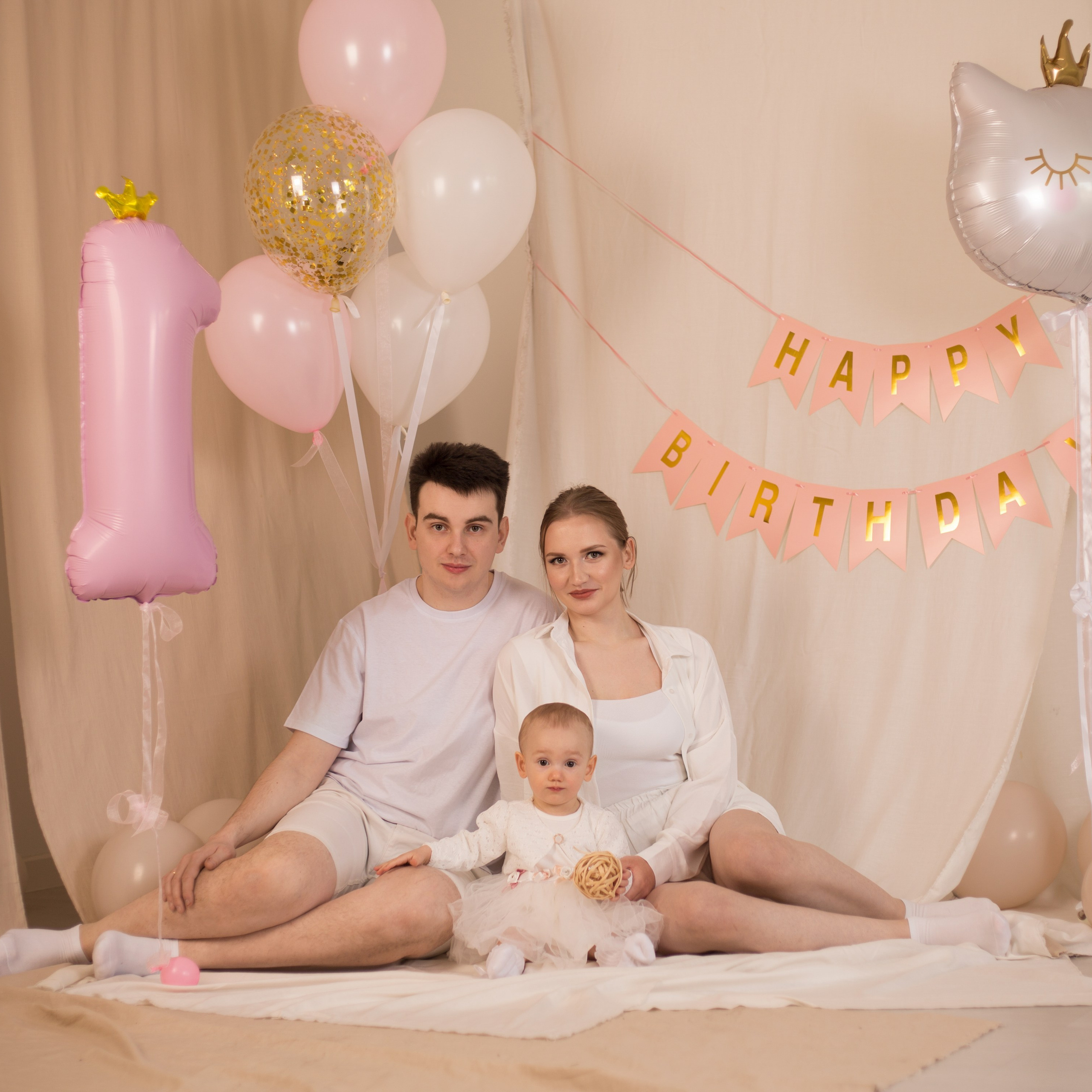 1 годик Евсении