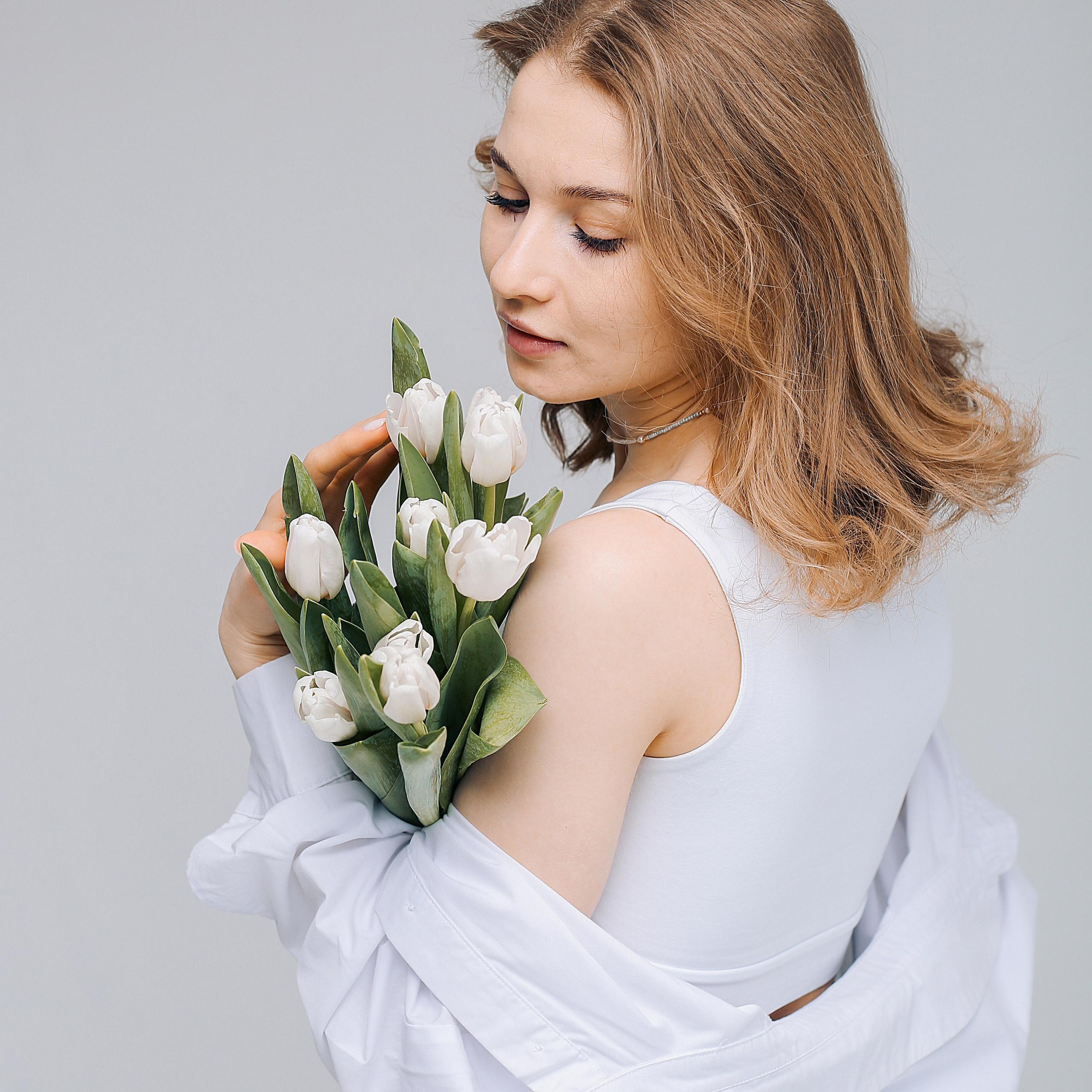 Весенняя в фотостудии Vibes