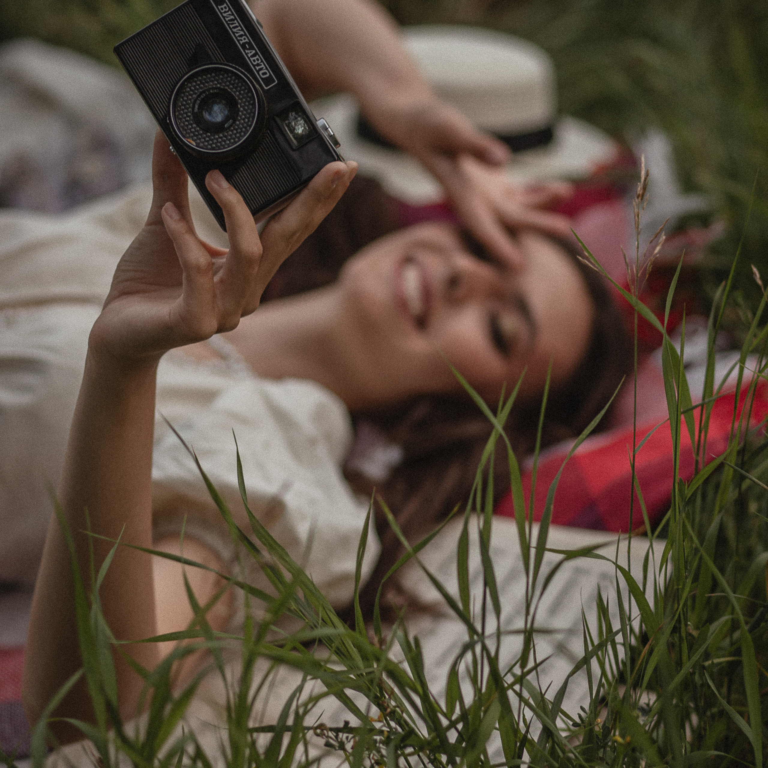 На природе