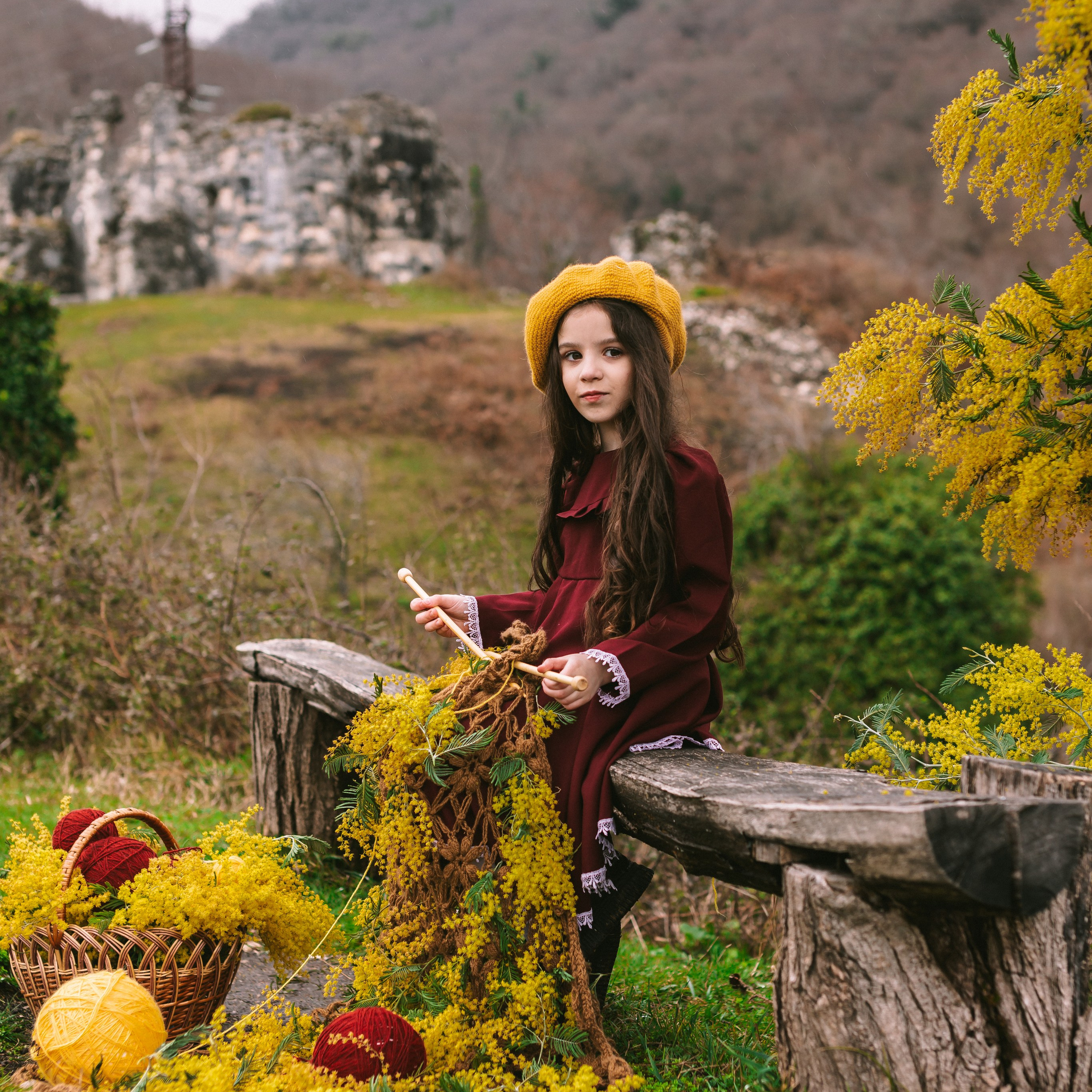 Девочка в горах