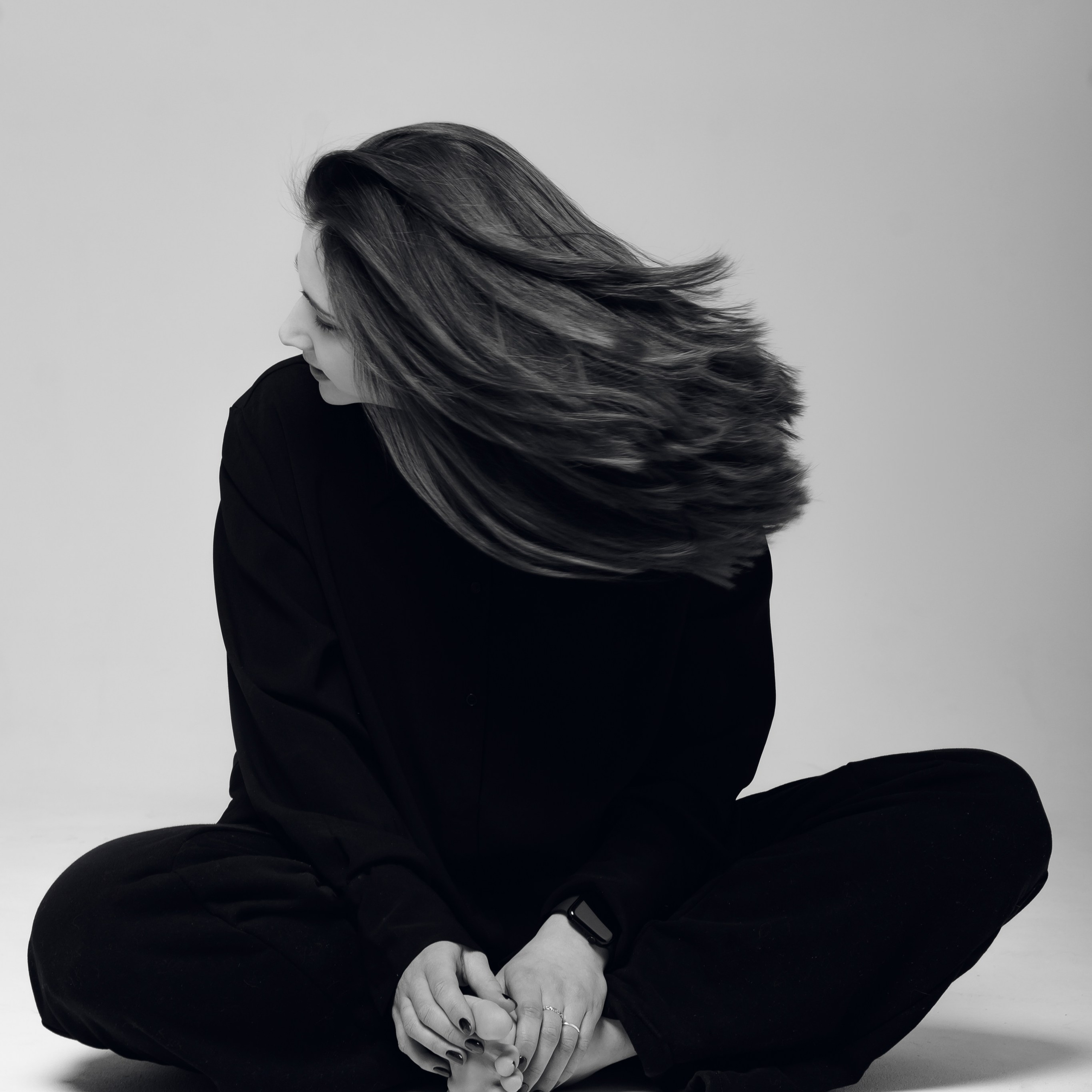 Маша ч/б портреты