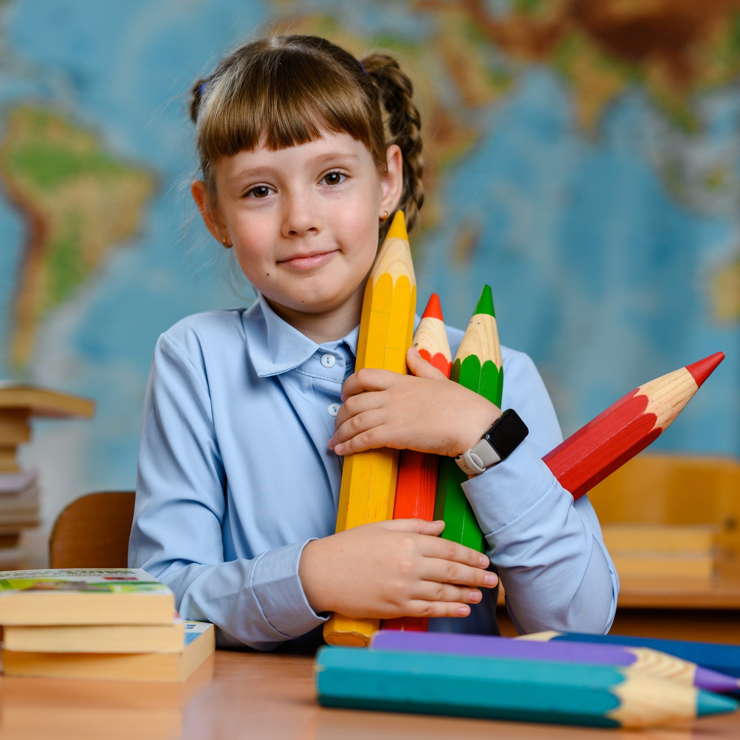 Школьная фотосессия в Томске. Студия выпускных альбомов Ольги Галкиной. Томск