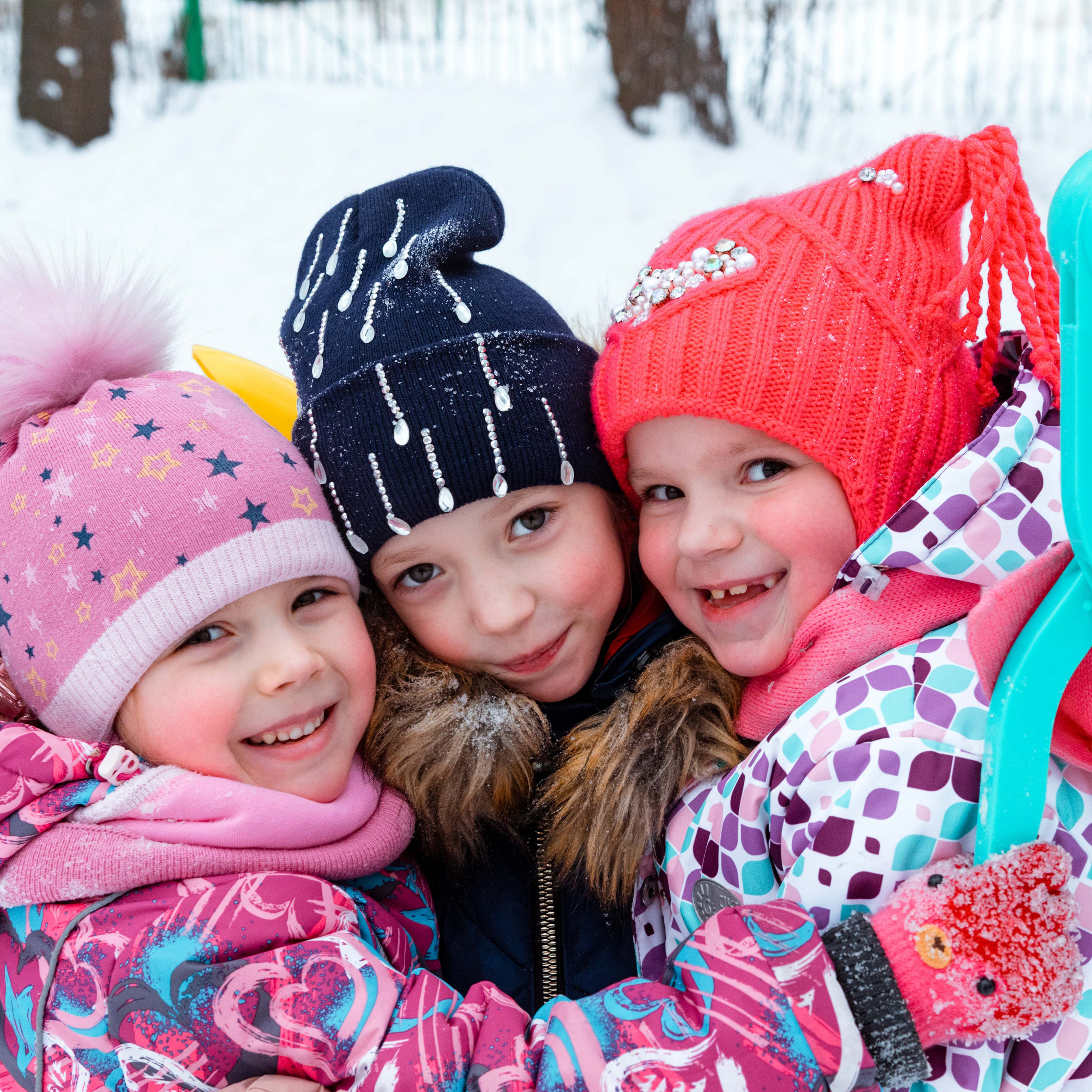 Зима на улице в детском саду