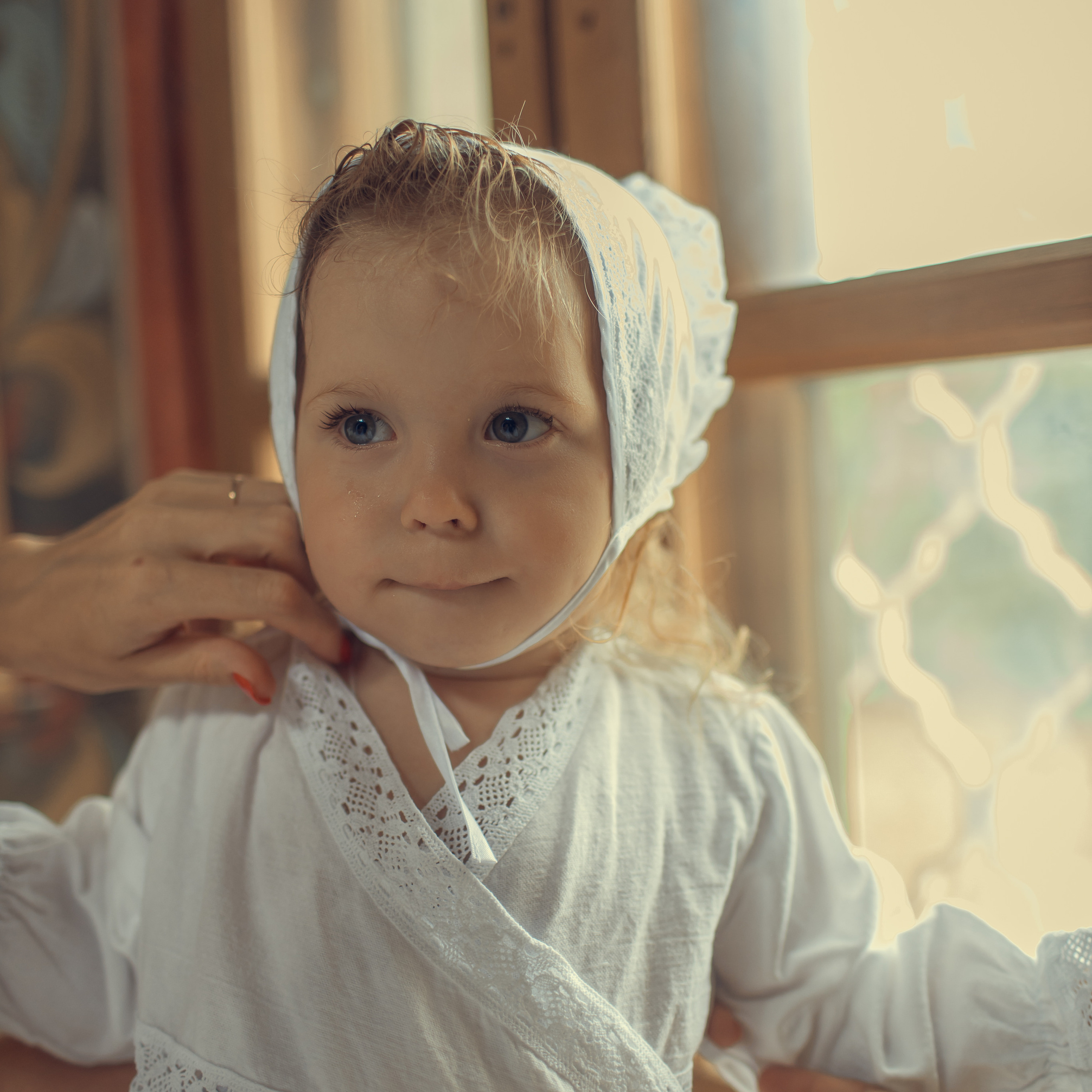 Крещение Аделины, церковь Рождества Пресвятой Богородицы в Григорьевском.