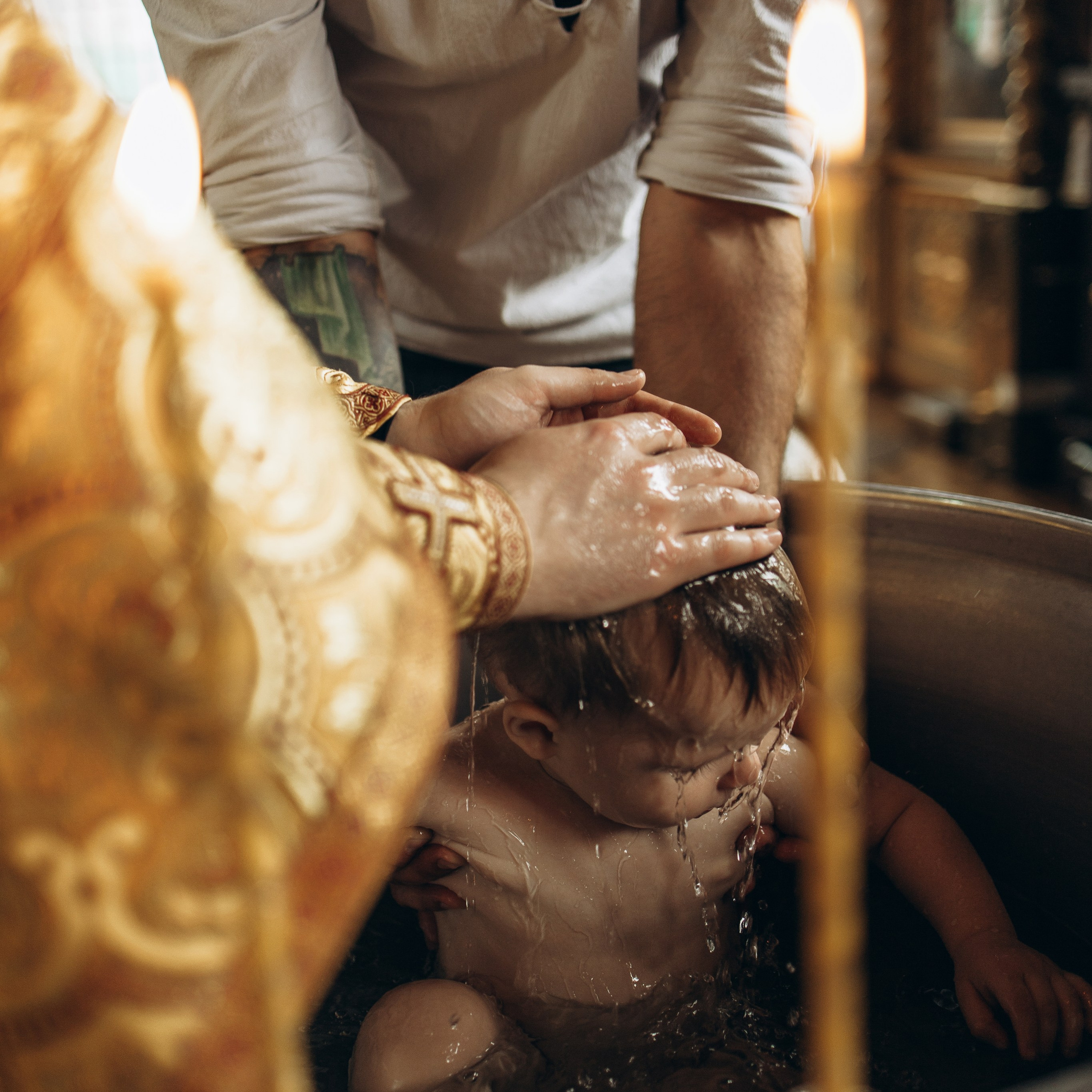 Таинство крещения Матвея