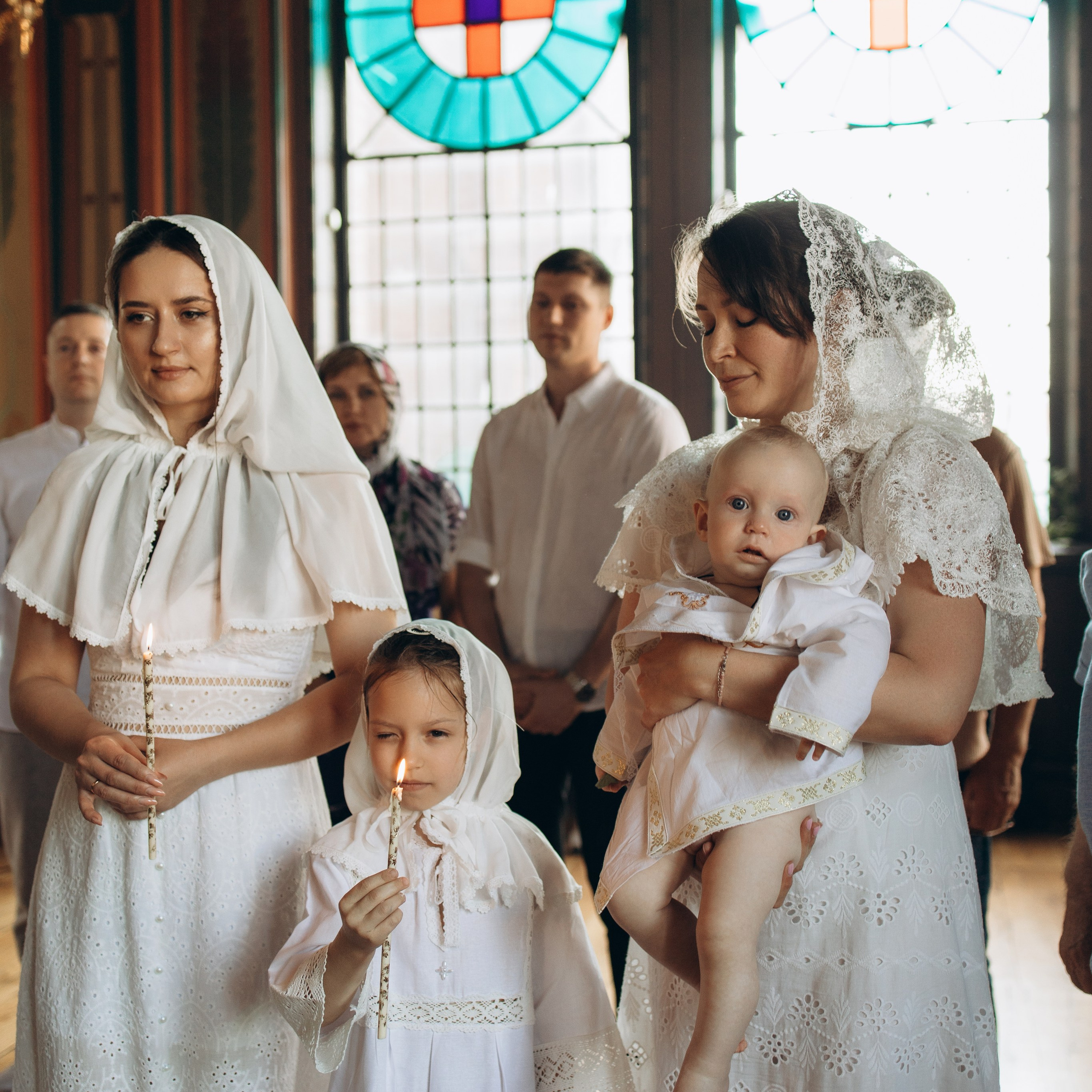 Двойное крещение Анны и Саши