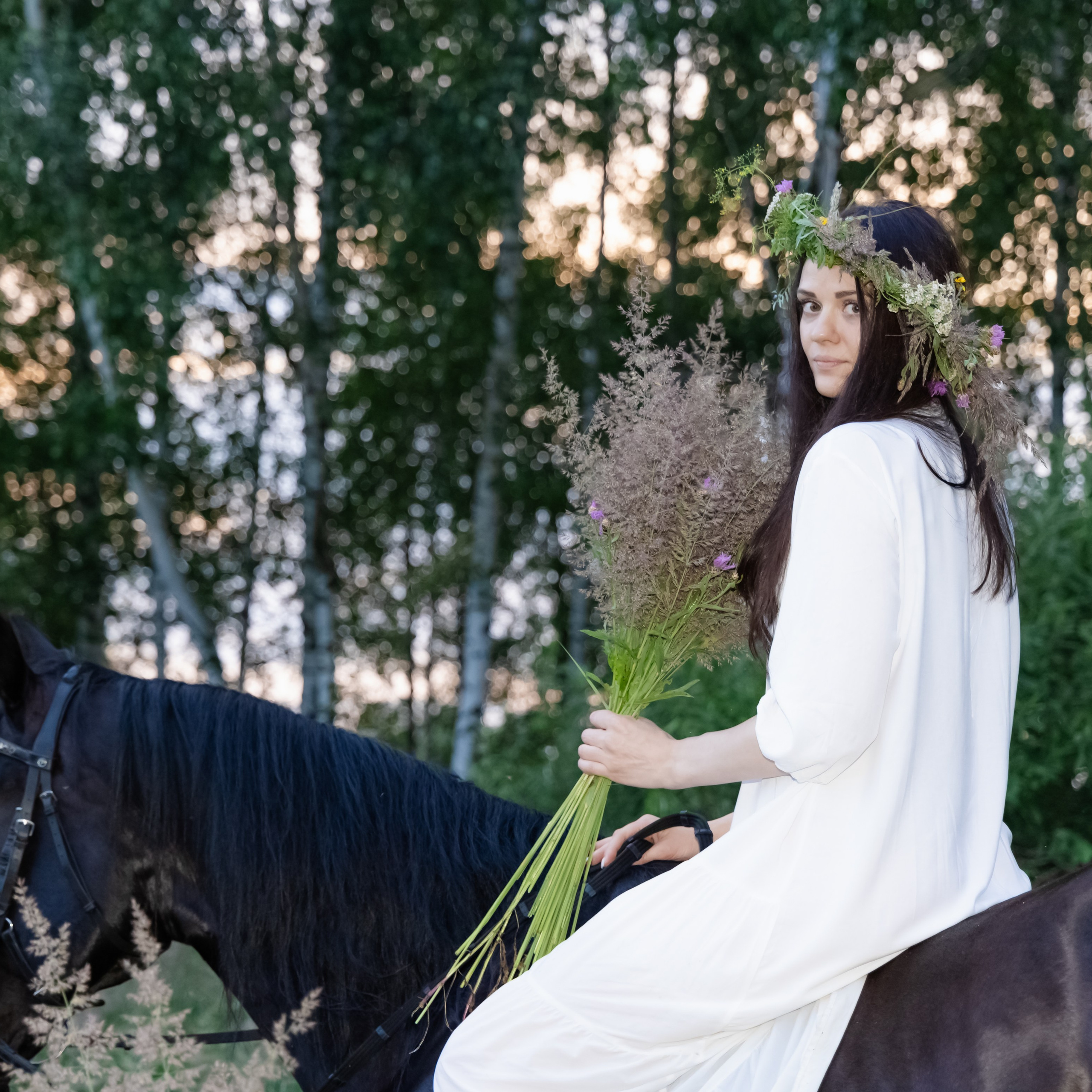 С животными