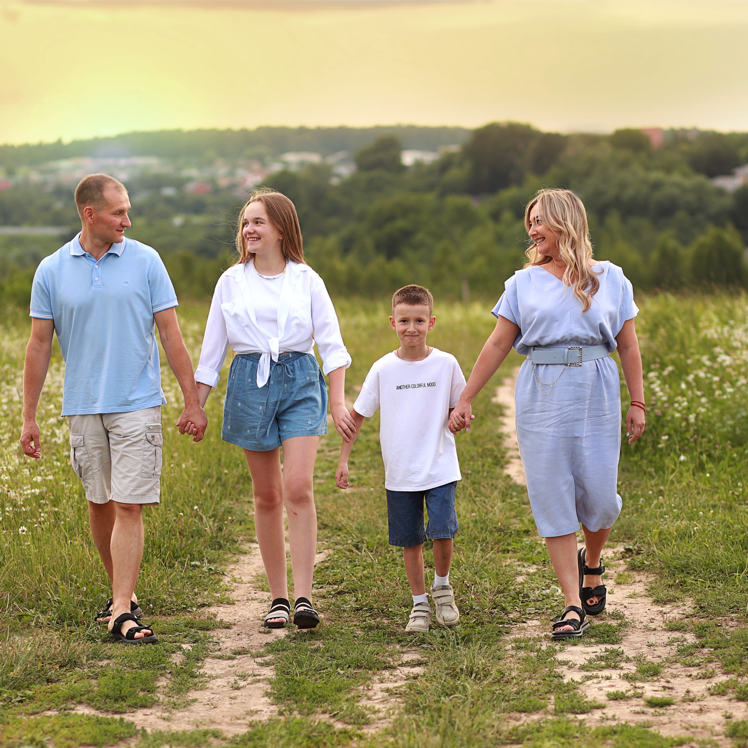 семейная фотосессия на природе