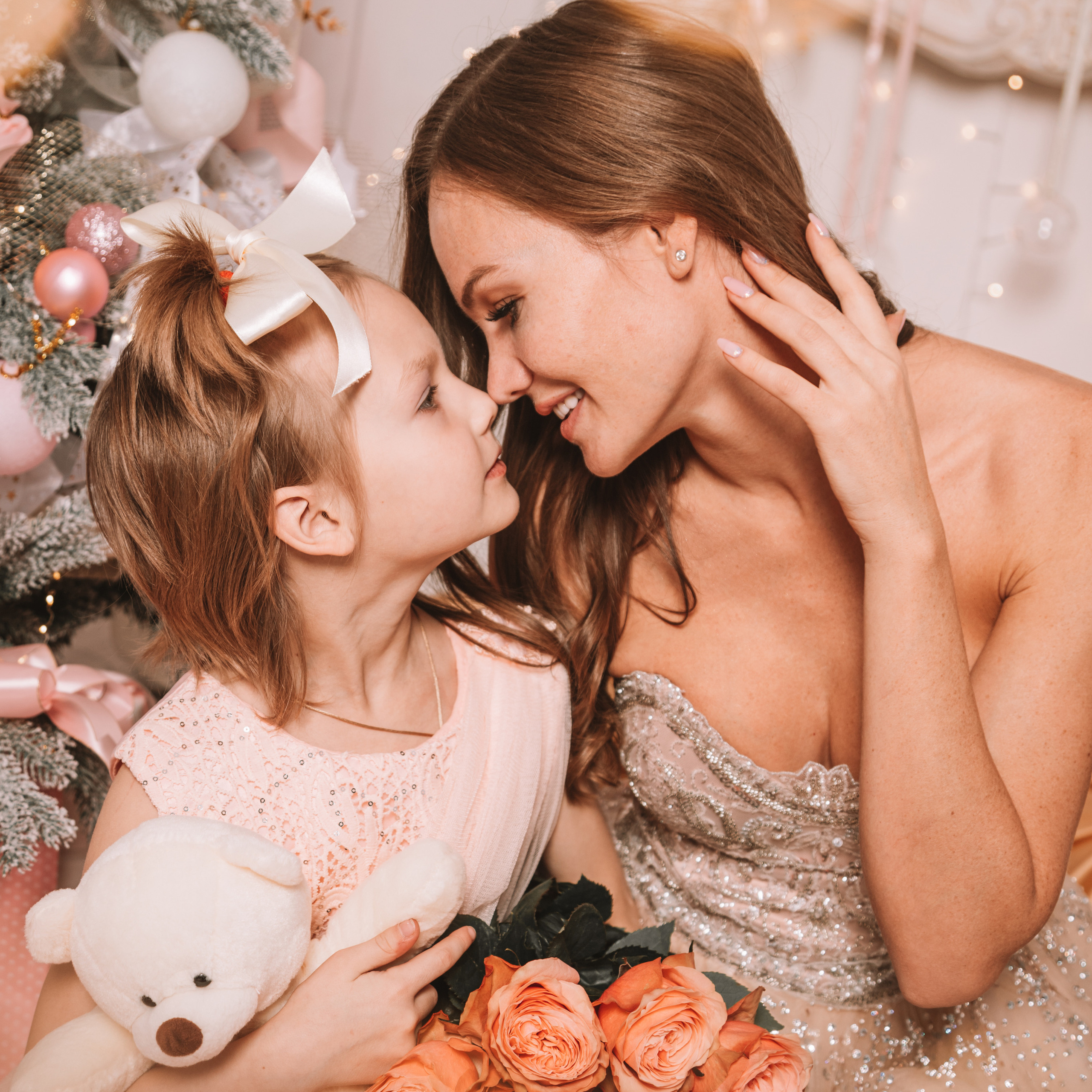 Ольга с семьёй