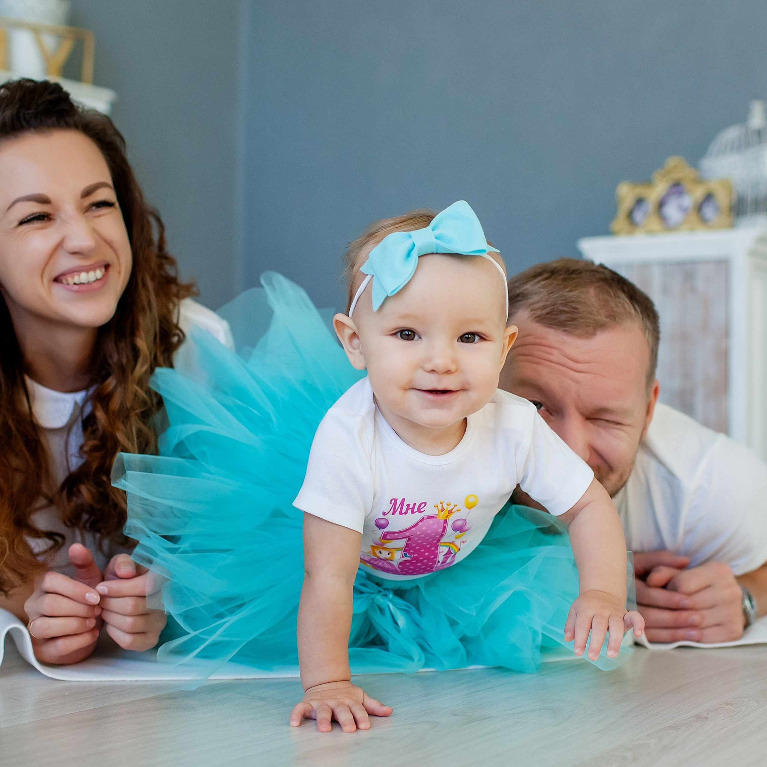 Дети в студии.