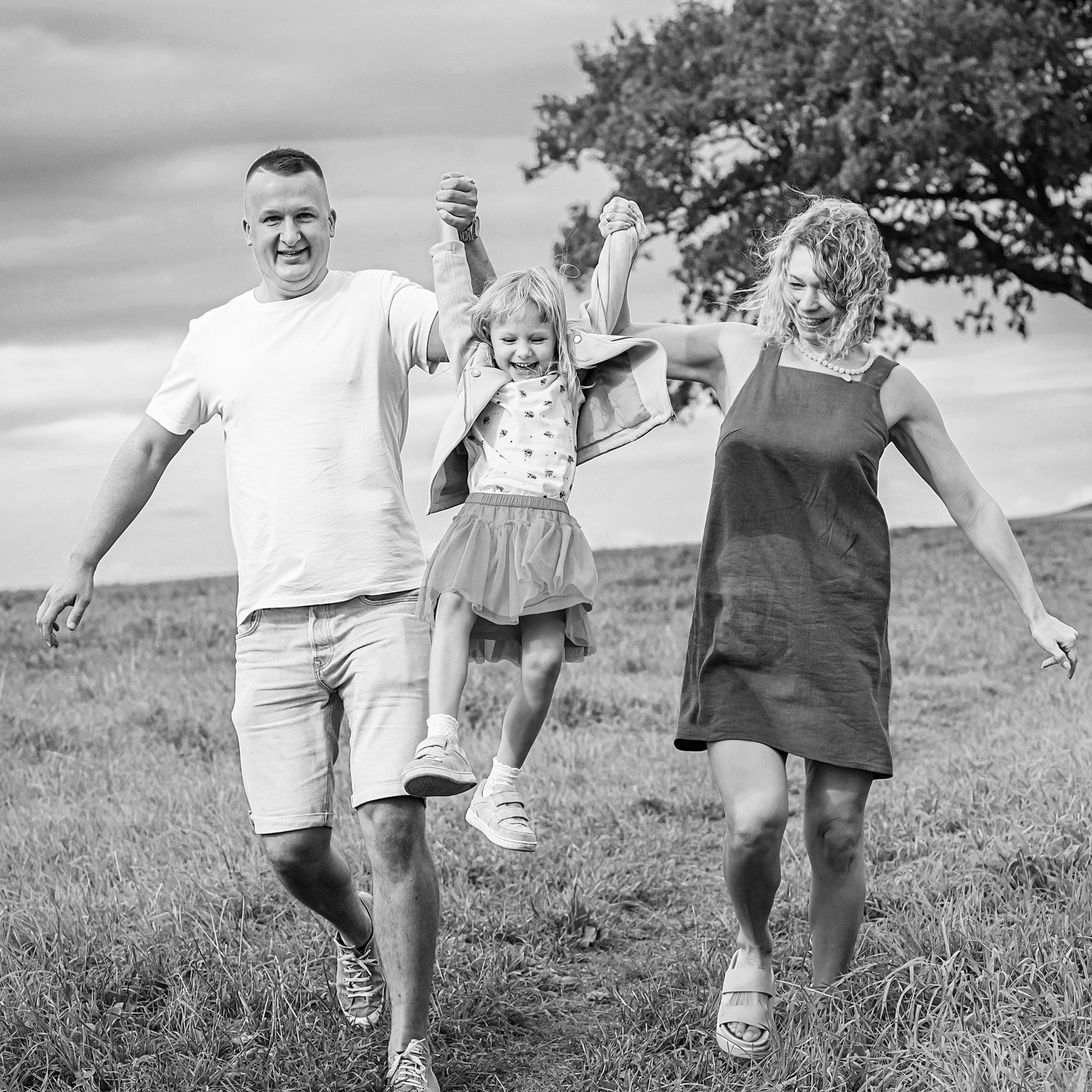 Маша, Дима и дочки