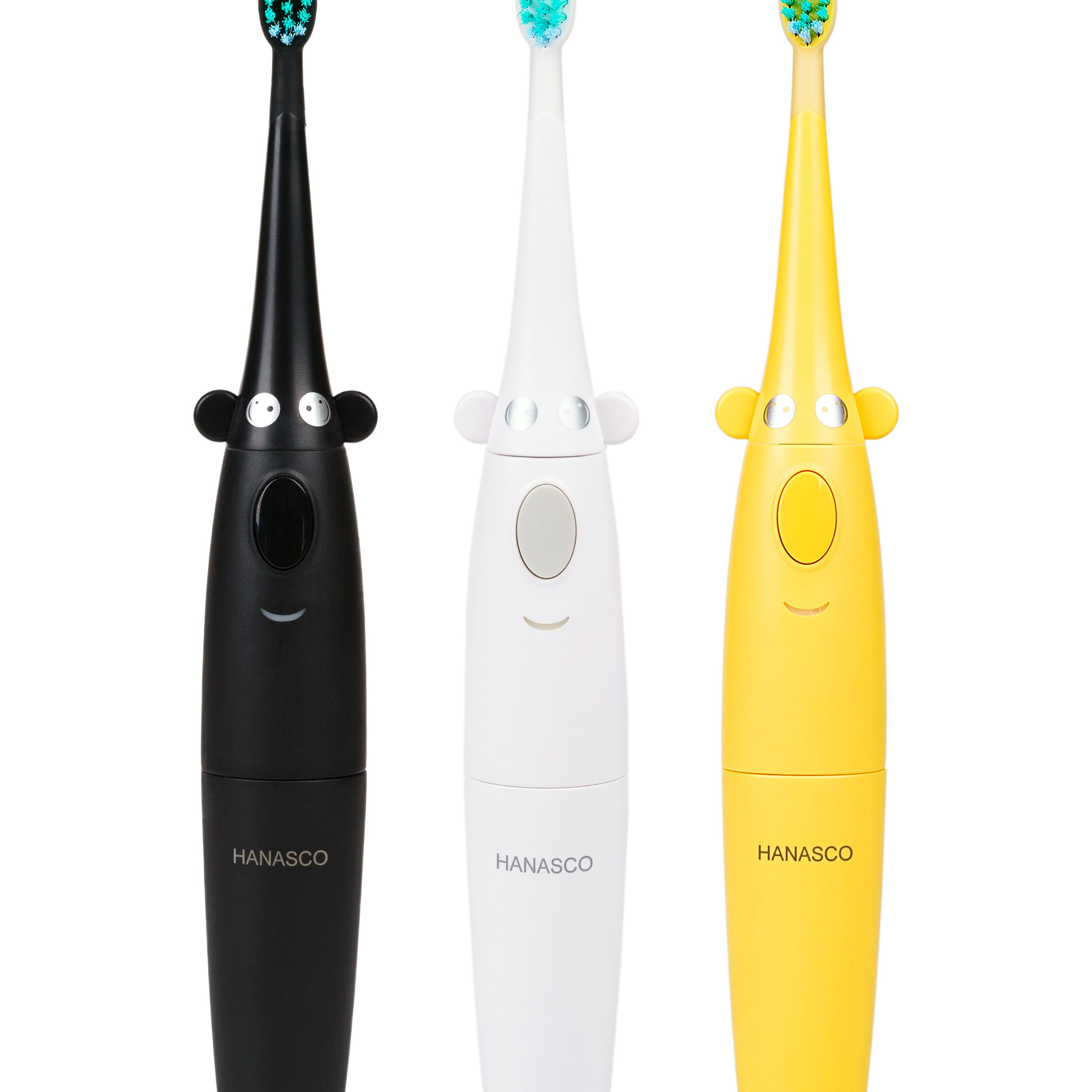 Предметная фотосъемка на белом фоне зубные щетки и комплектующие