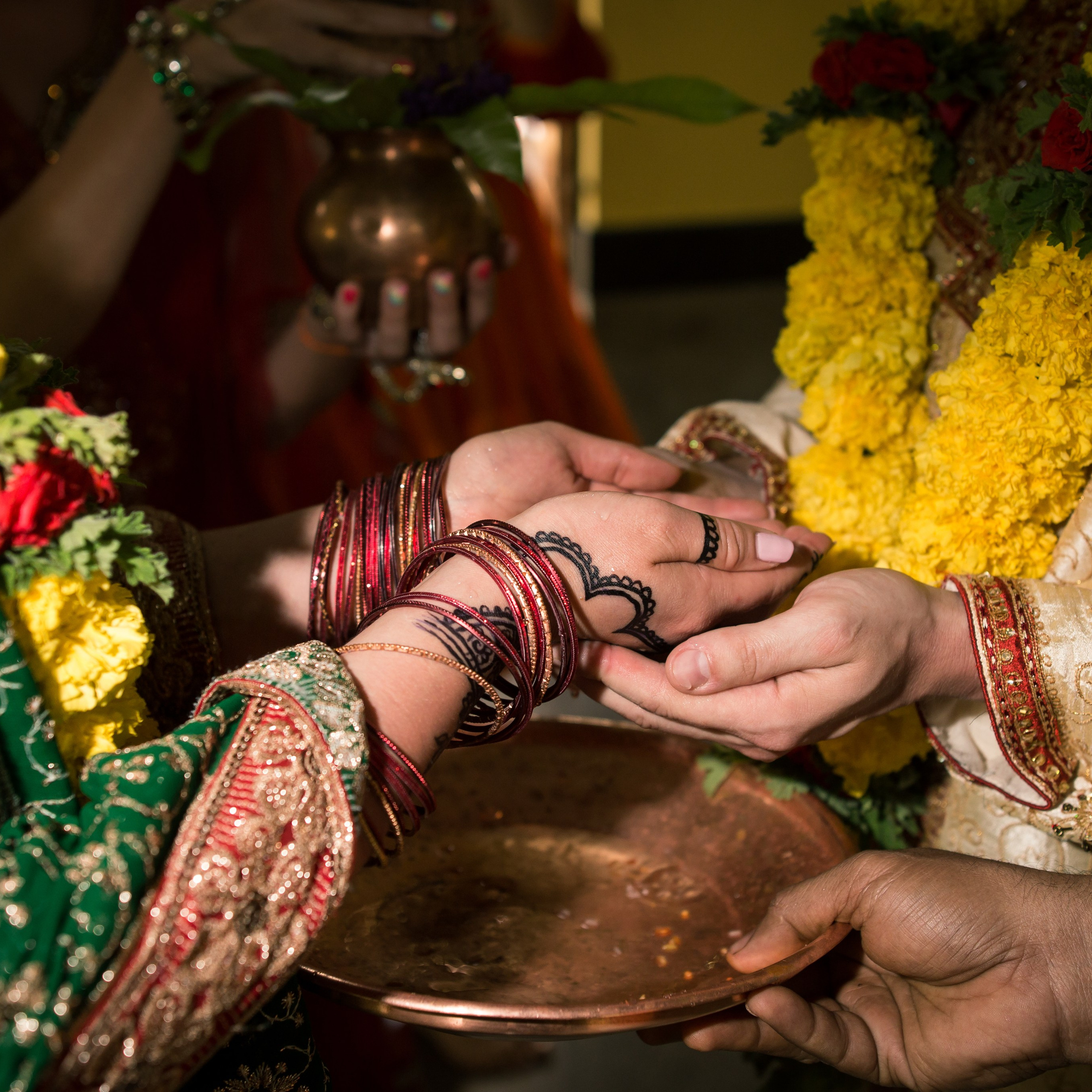 церемония в индийском храме