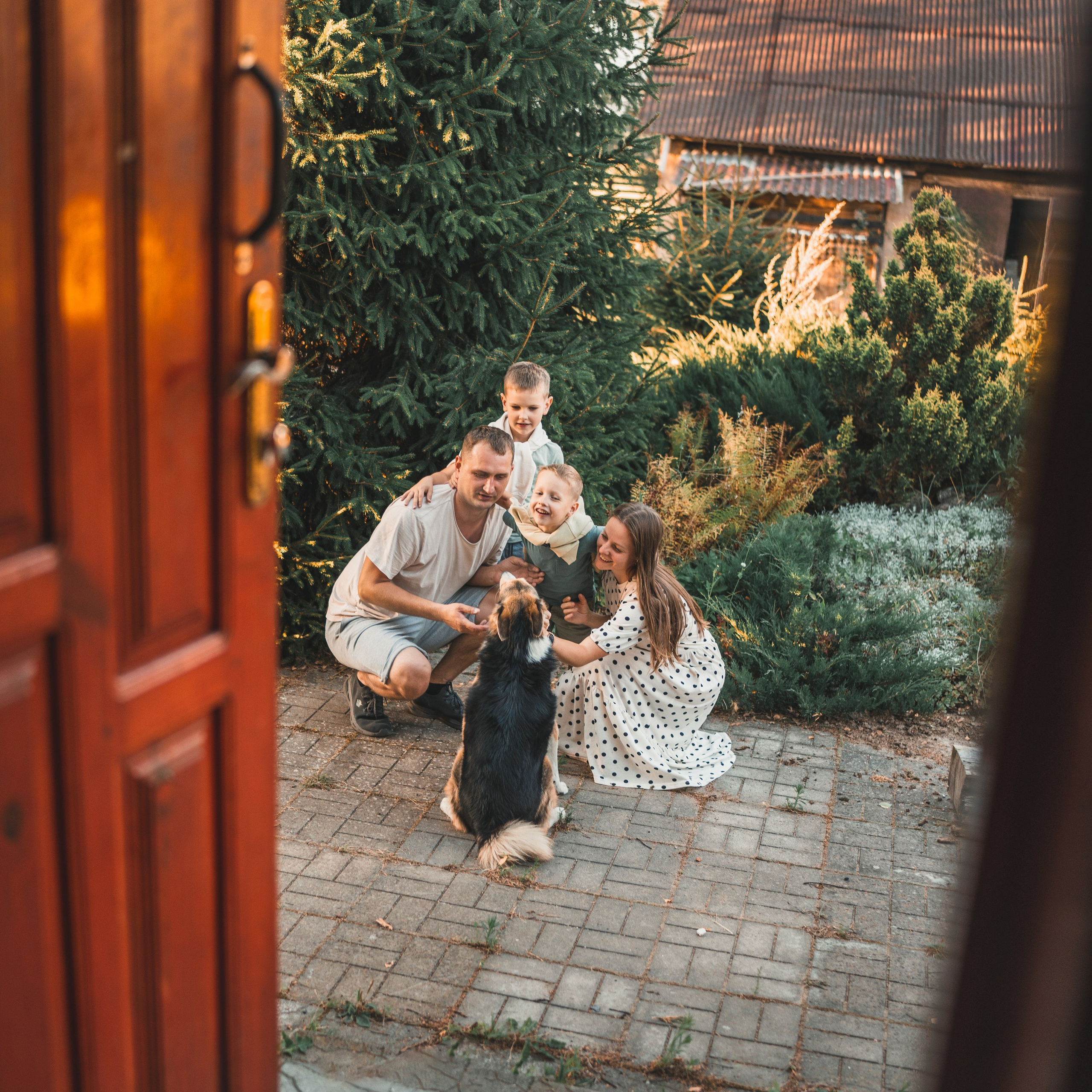 СЪЕМКА НА УЧАСТКЕ. Семья Юлии